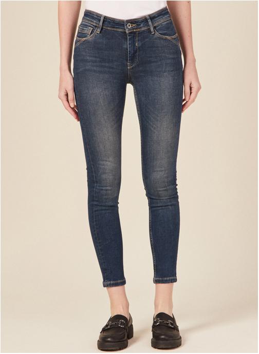 Bonobo Jeans droit SEBBA-PUSHC femme bleu