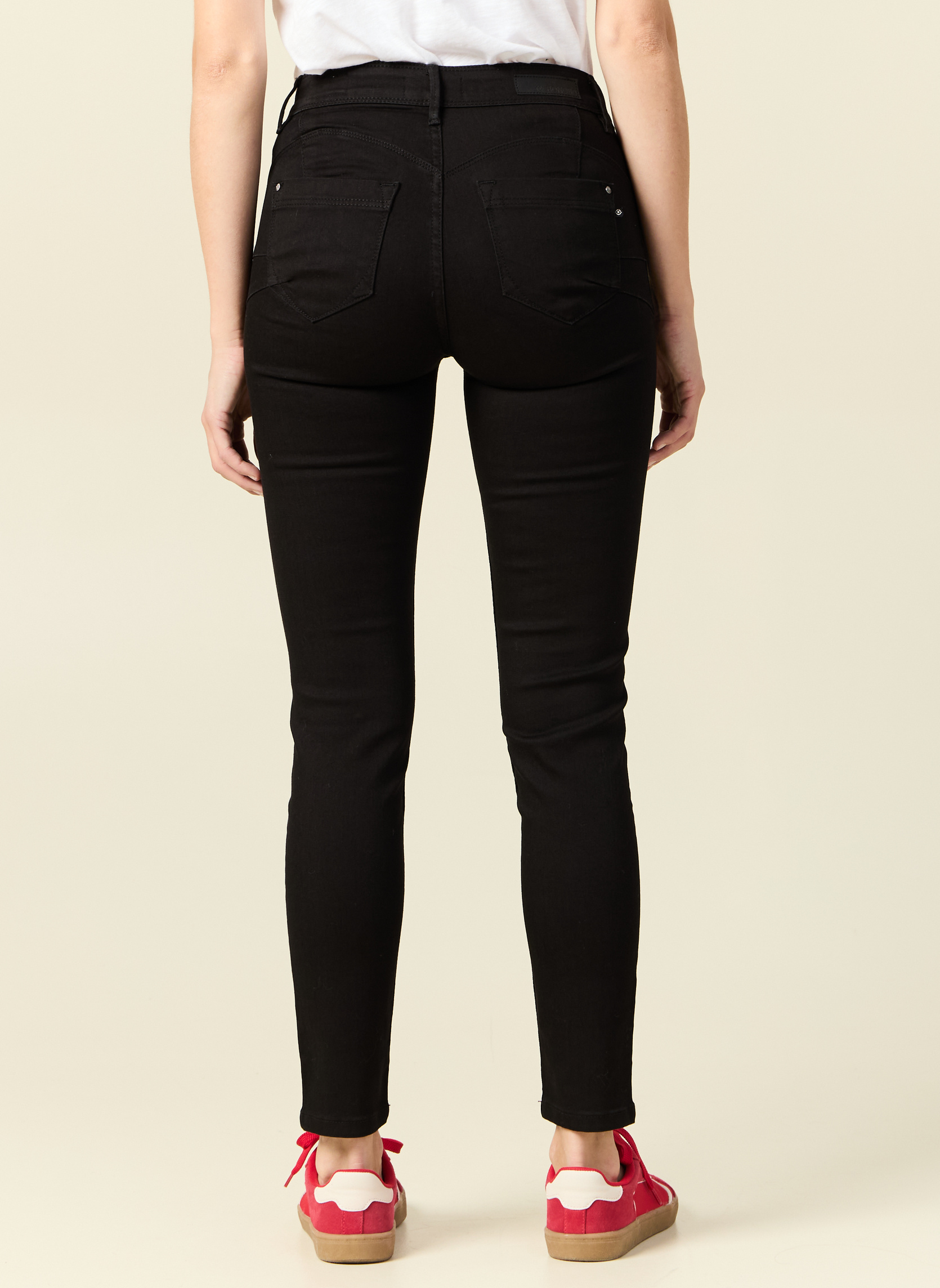 Jeans droit SEBBA-PUSHC femme noir Bonobo Jeans droit SEBBA-PUSHC femme noir Noir