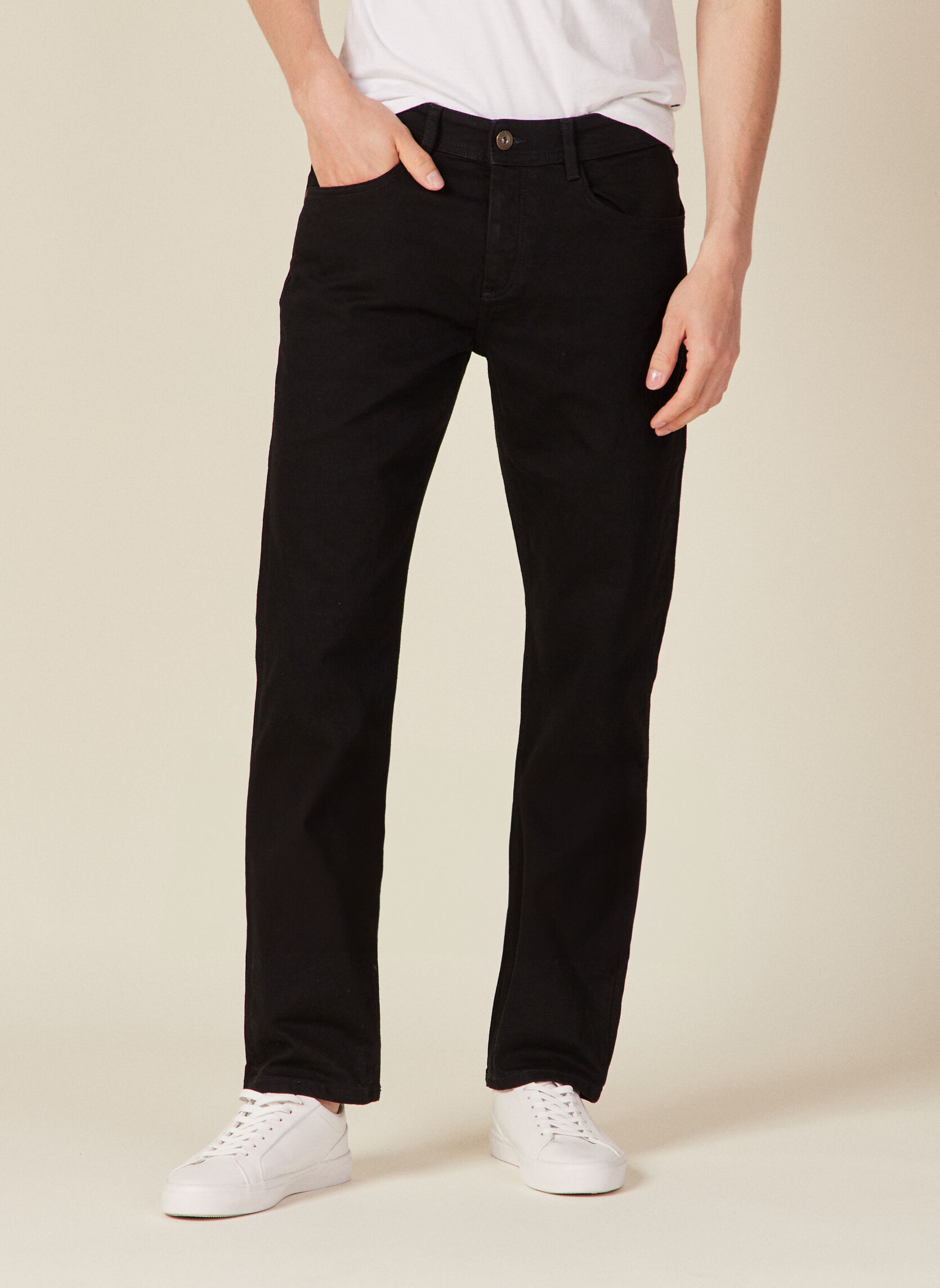 Jeans droit RIO-EASY1 homme noir Bonobo Jeans droit RIO-EASY1 homme noir Noir