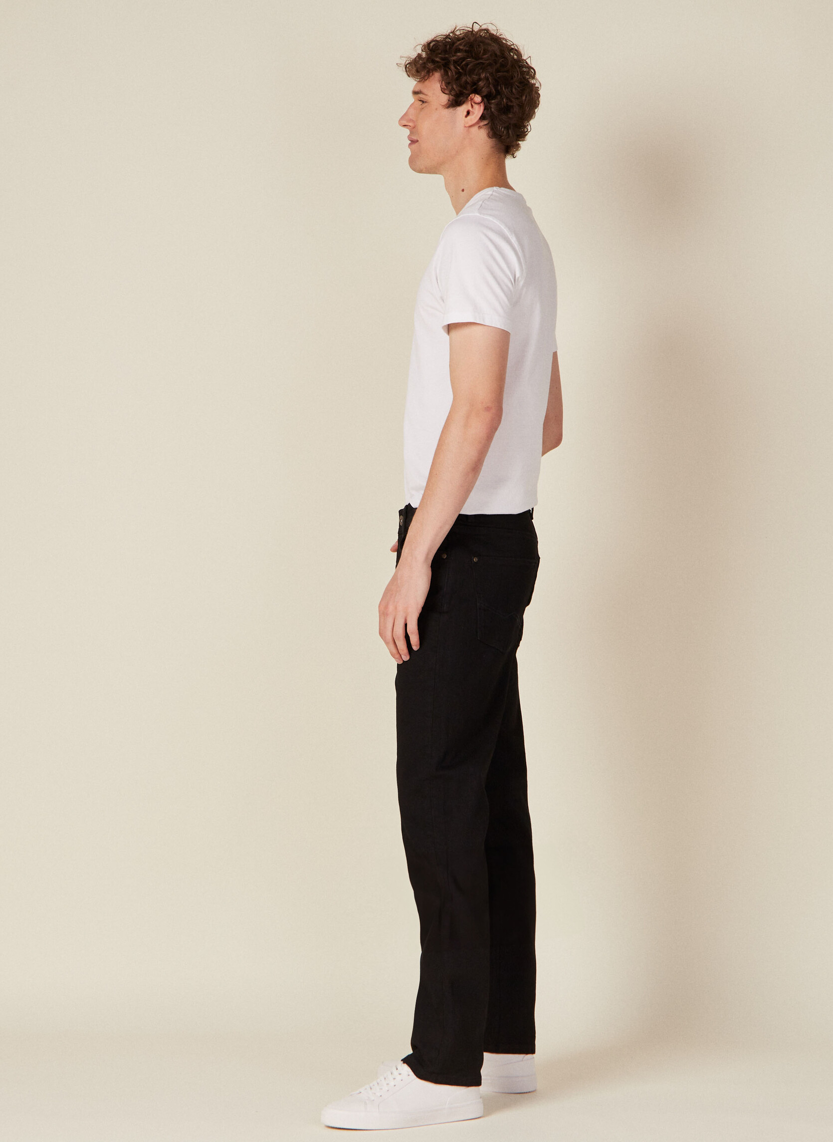 Jeans droit RIO-EASY1 homme noir Bonobo Jeans droit RIO-EASY1 homme noir Noir