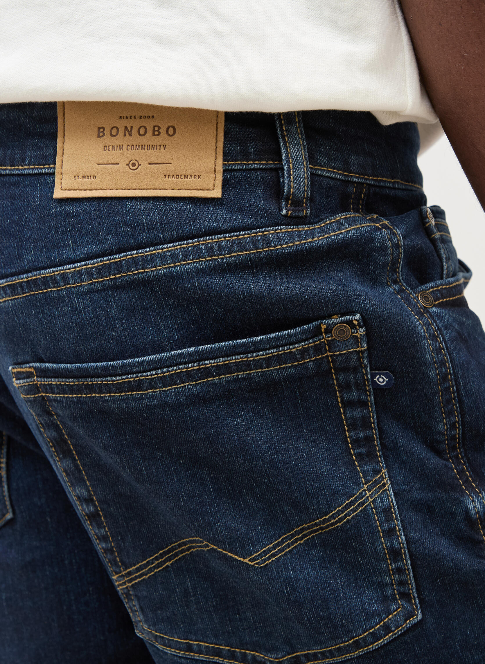 Jeans droit RIO-EASY1 homme bleu Bonobo Jeans droit RIO-EASY1 homme bleu Bleu