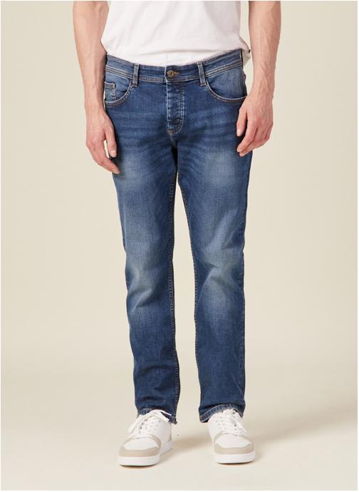 Bonobo Jeans droit SOCHI-BASIK homme bleu