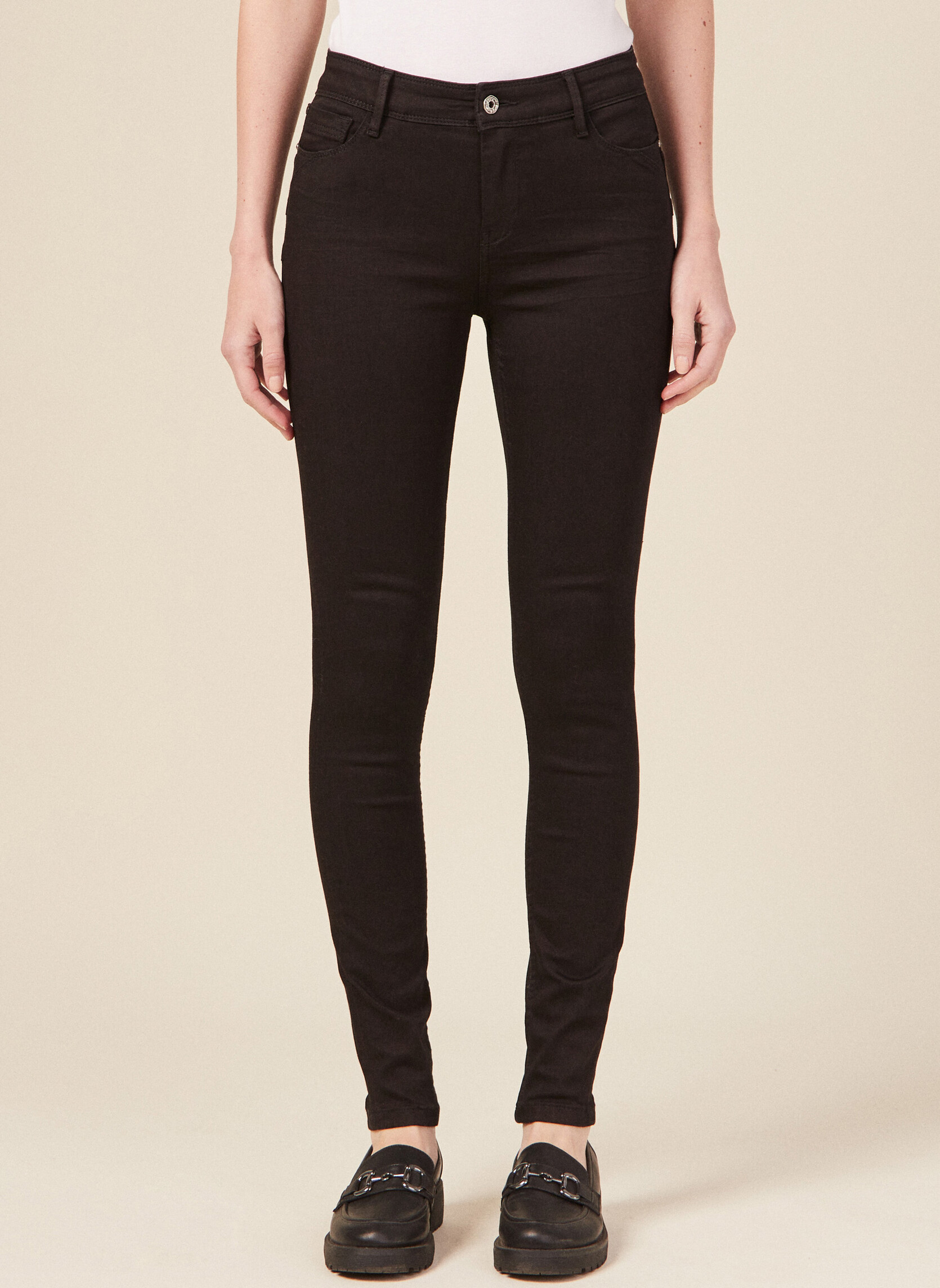 Jeans droit SEBBA-PUSH femme noir Bonobo Jeans droit SEBBA-PUSH femme noir Noir
