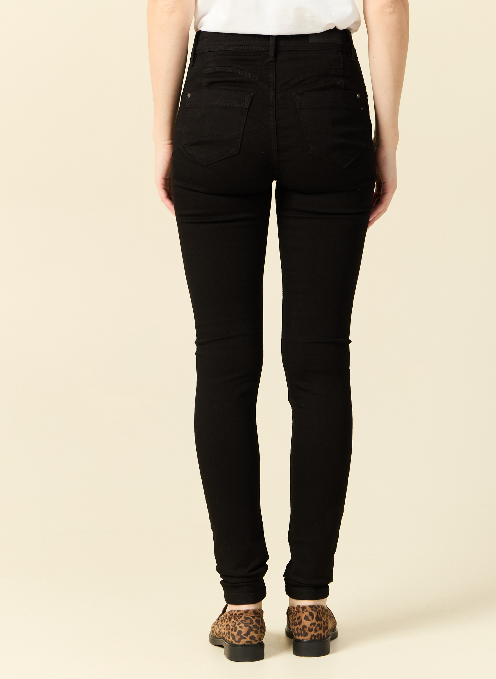 Jeans droit SEBBA-PUSH femme noir Bonobo Jeans droit SEBBA-PUSH femme noir Noir