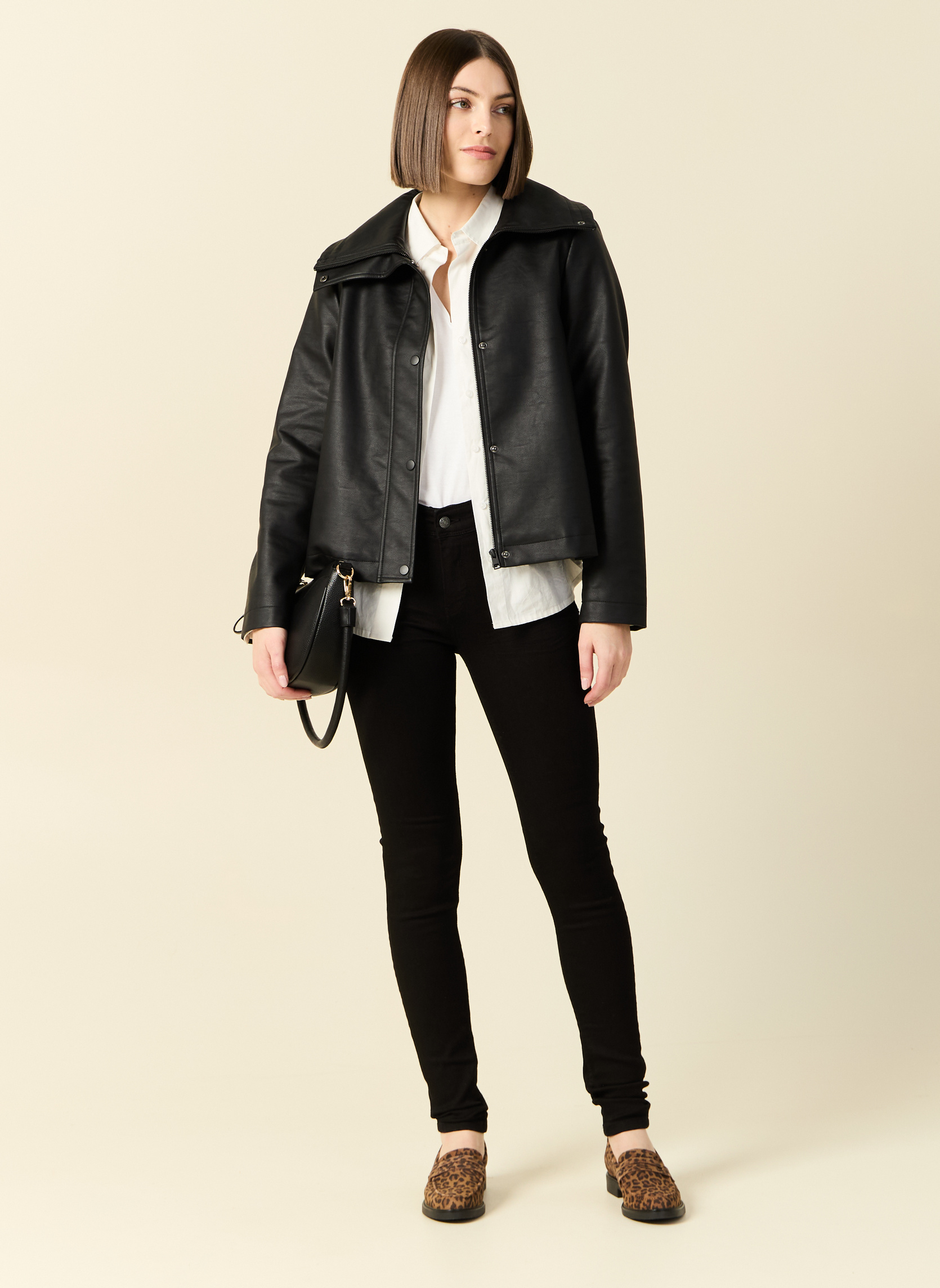 Jeans droit SEBBA-PUSH femme noir Bonobo Jeans droit SEBBA-PUSH femme noir Noir