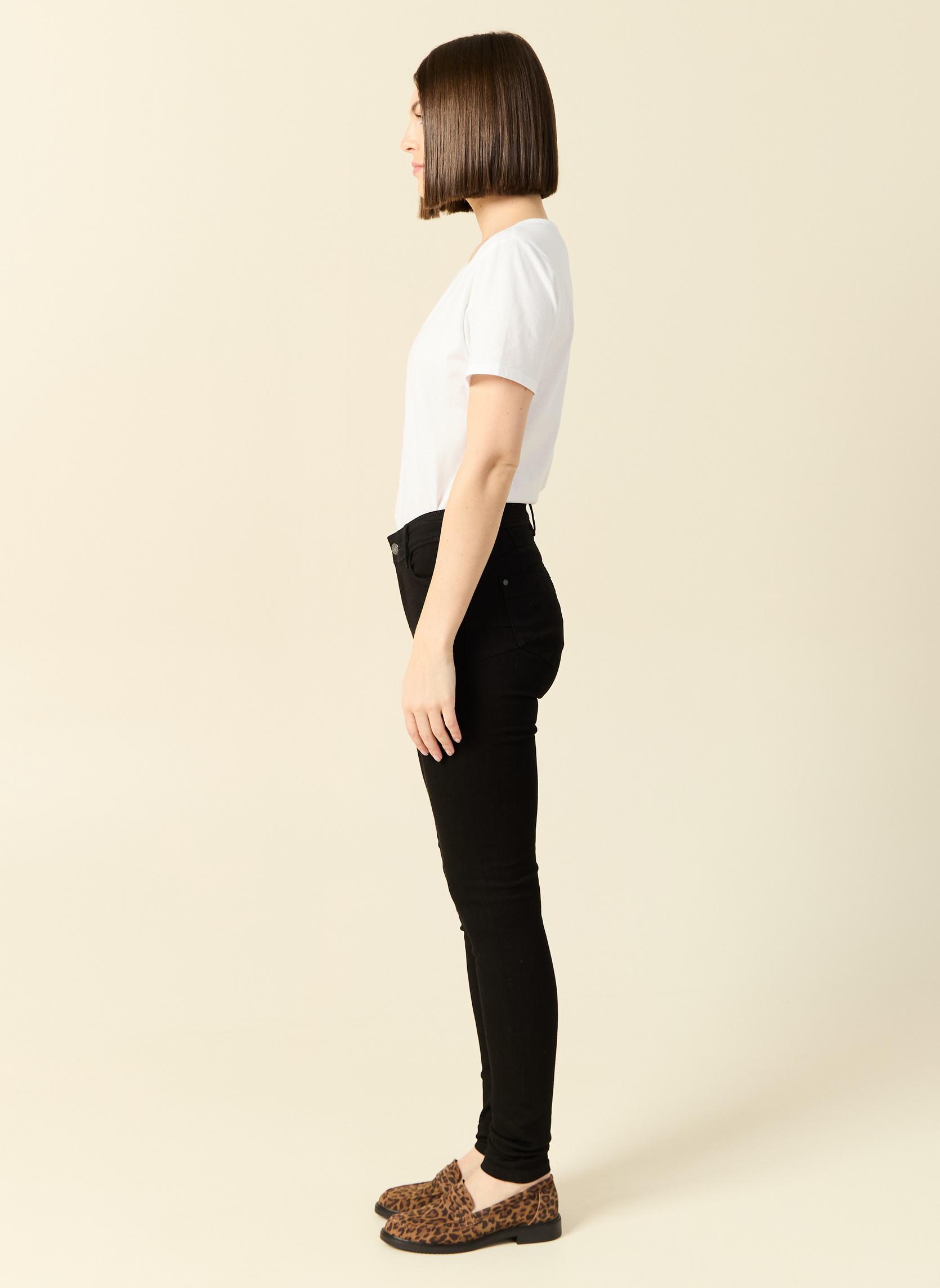 Jeans droit SEBBA-PUSH femme noir Bonobo Jeans droit SEBBA-PUSH femme noir Noir