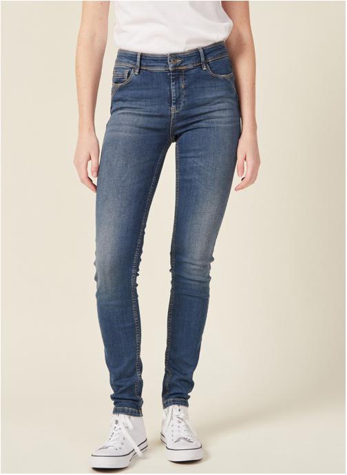 Bonobo Jeans droit SEBBA-PUSH femme bleu