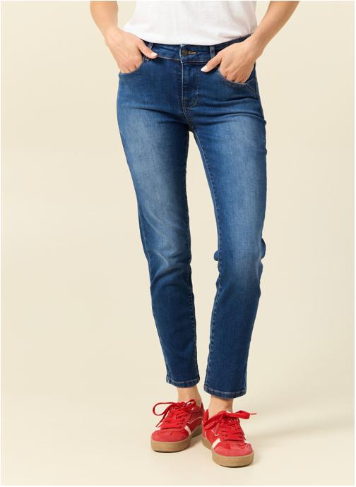 Bonobo Jeans droit SOFIA-JEANIC femme bleu
