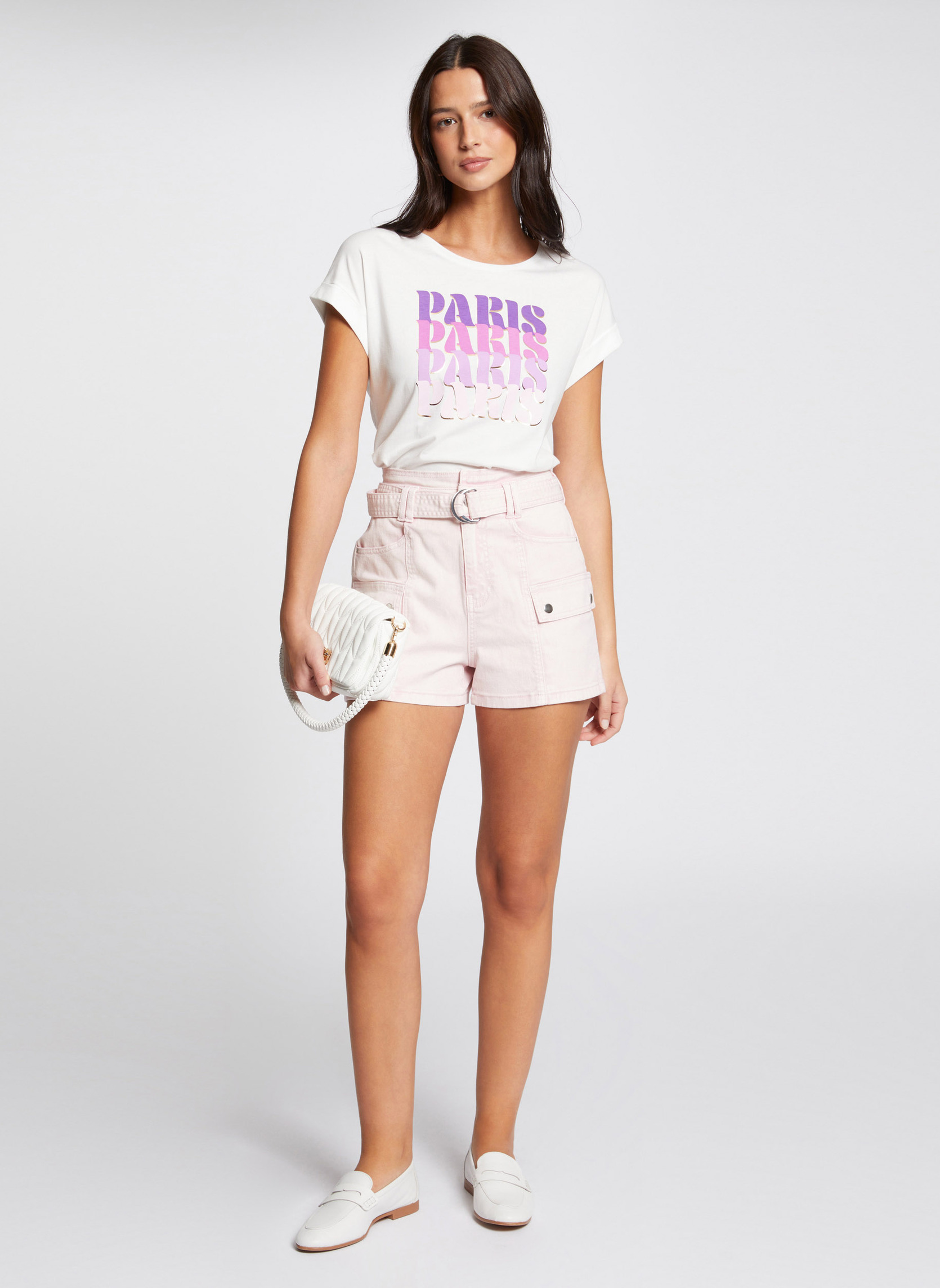 T-Shirt Pusheen Big Girls Blanc - Design Pizza Purrty Cat | Adorable Et Confortable Pour Amoureux Des Chats