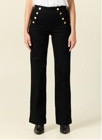 Jeans droit Jeans bootcut - FIDJI-MARIN femme noir Bonobo Jeans droit Jeans bootcut - FIDJI-MARIN femme noir Noir