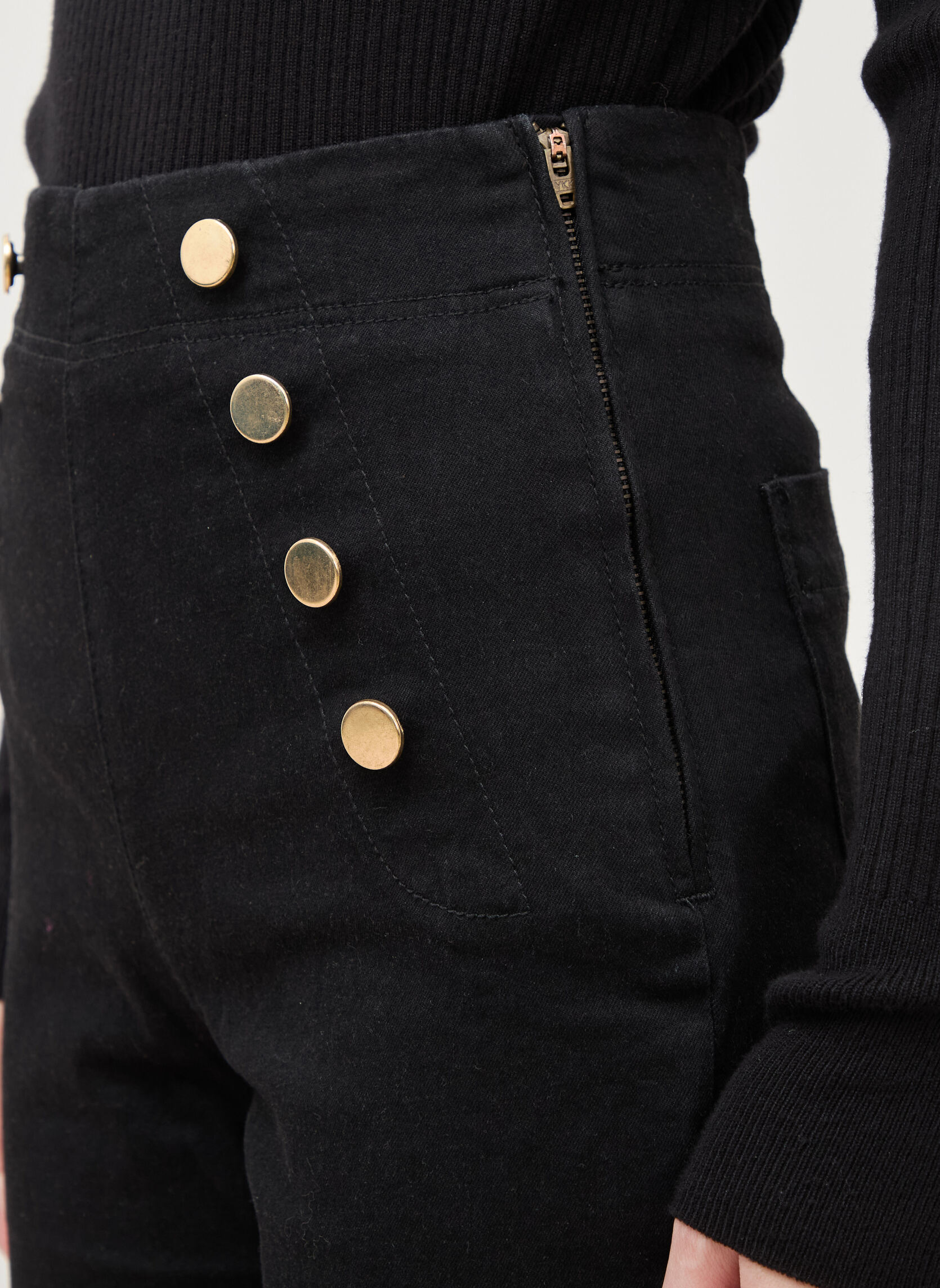 Jeans droit Jeans bootcut - FIDJI-MARIN femme noir Bonobo Jeans droit Jeans bootcut - FIDJI-MARIN femme noir Noir