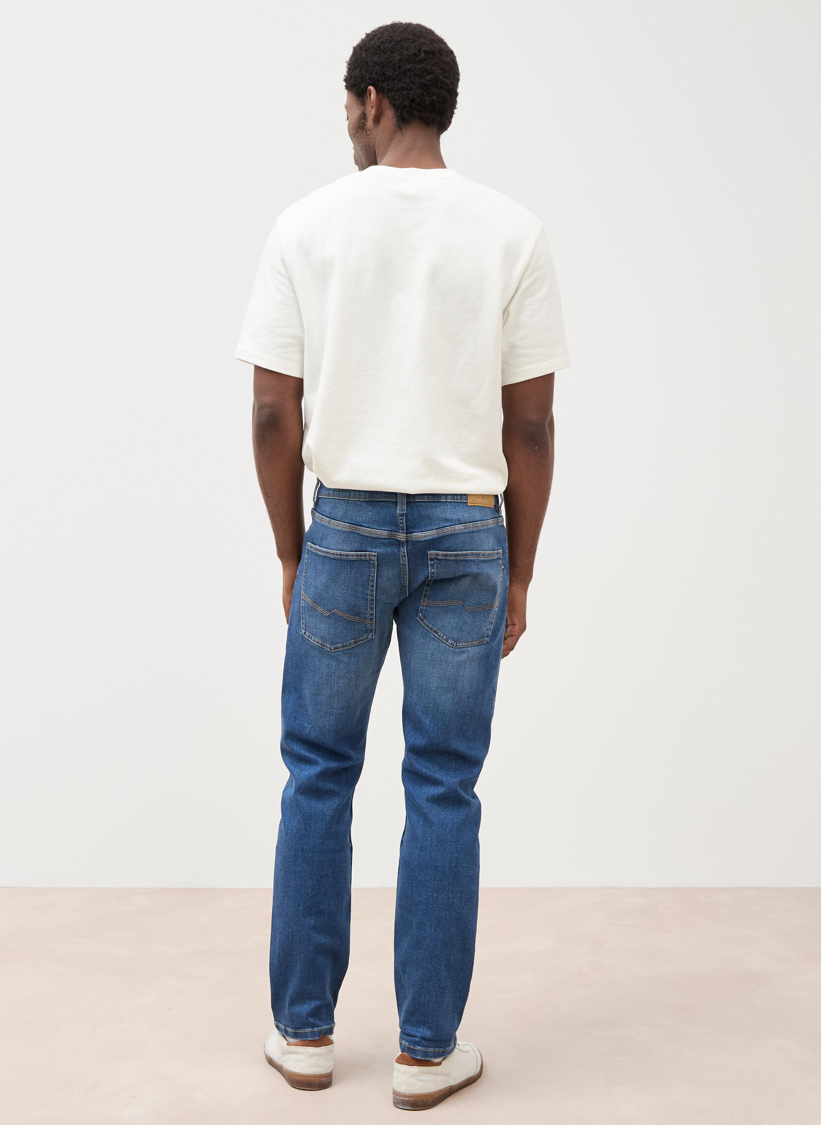 Jeans droit SOCHI-BASK32 homme bleu Bonobo Jeans droit SOCHI-BASK32 homme bleu Bleu foncé