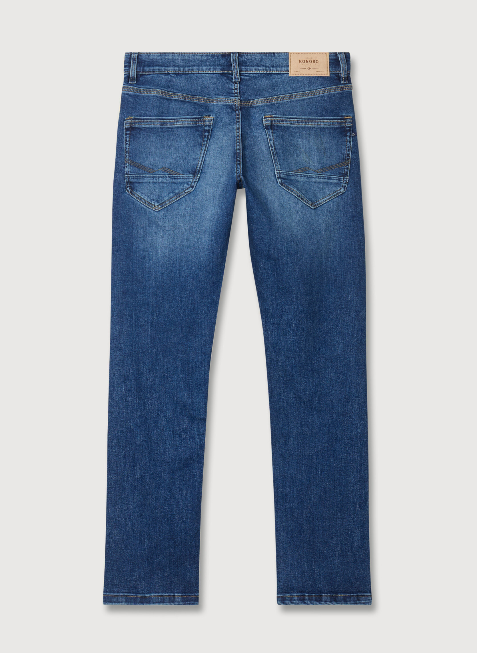 Jeans droit SOCHI-BASK32 homme bleu Bonobo Jeans droit SOCHI-BASK32 homme bleu Bleu foncé