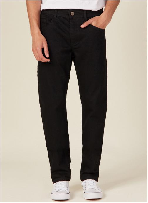 Bonobo Jeans droit SOCHI-BASK32 homme noir