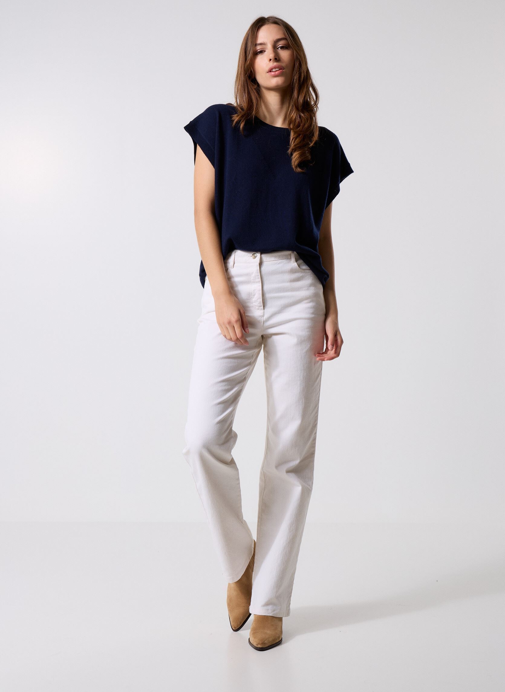 Pullover MANGARO laine damen blau Georgia Rose Pullover MANGARO laine damen blau MARINE