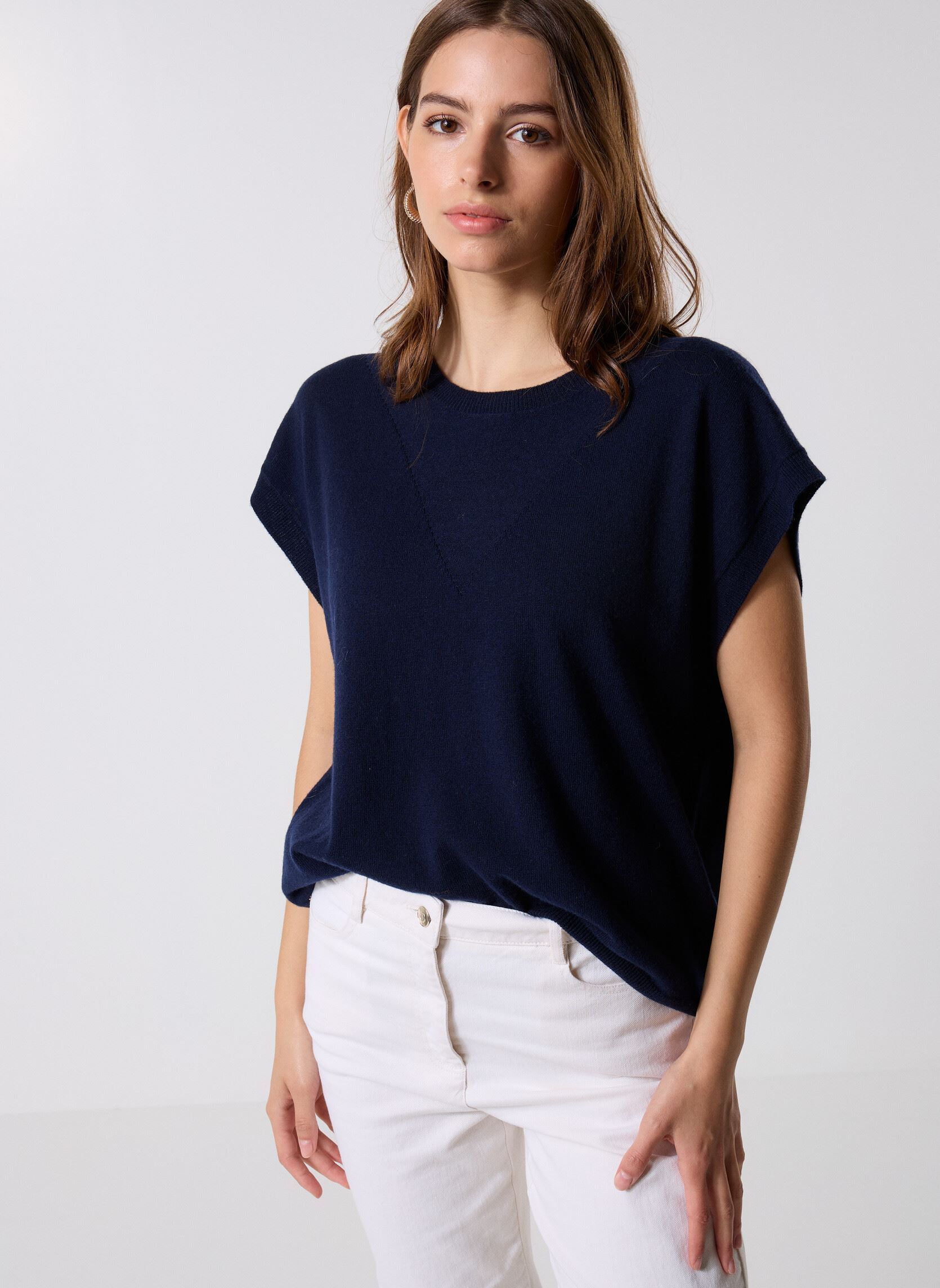 Pullover MANGARO laine damen blau Georgia Rose Pullover MANGARO laine damen blau MARINE