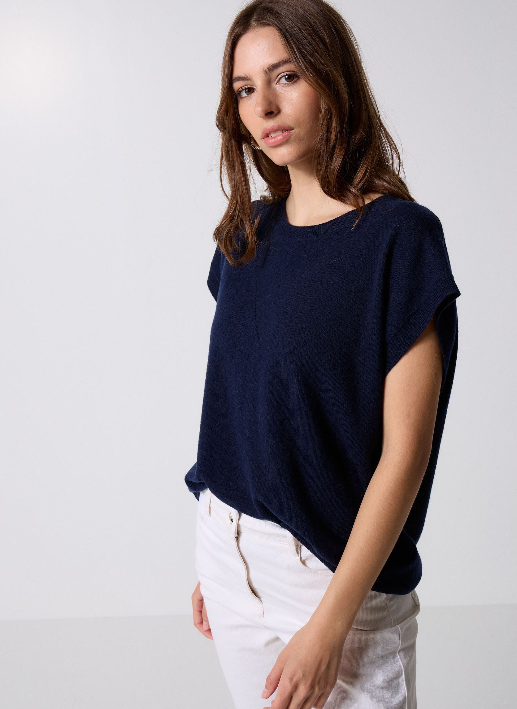 Pullover MANGARO laine damen blau Georgia Rose Pullover MANGARO laine damen blau MARINE