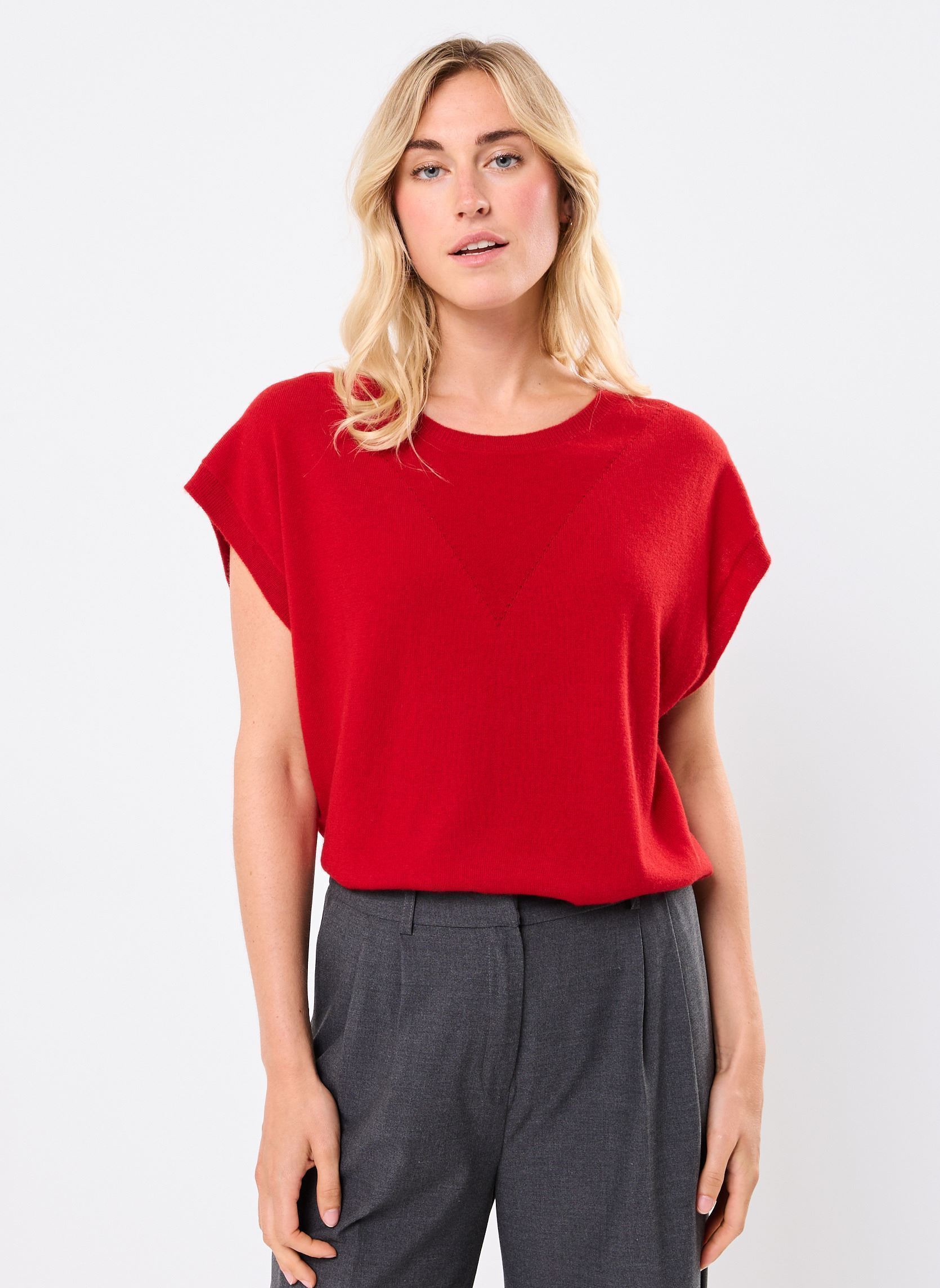 Pulls MANGARO laine femme rouge Georgia Rose Pulls MANGARO laine femme rouge EQUESTRIAN RED