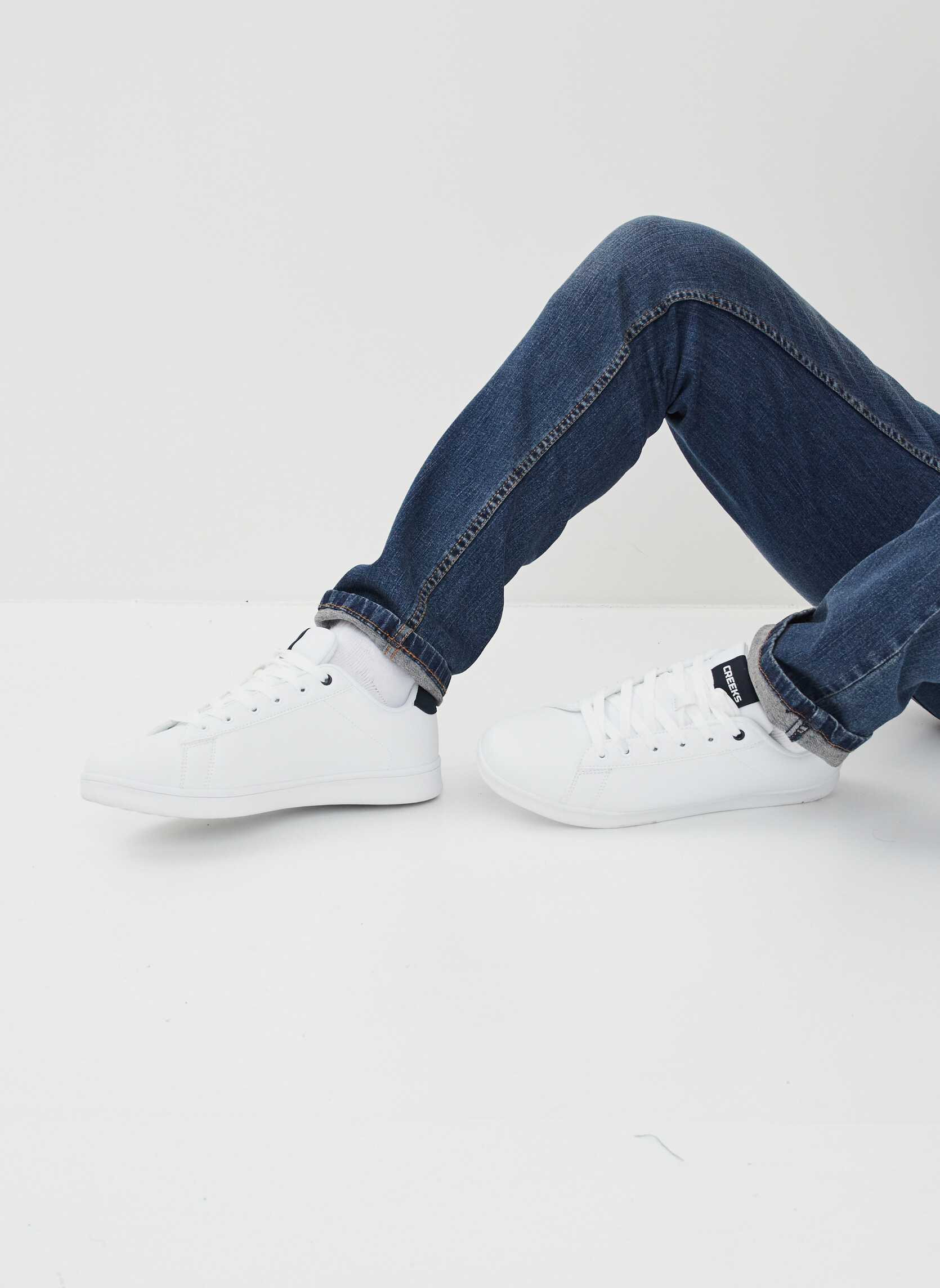 Baskets basses TAHANITO_S_H_TB_0_232 homme blanc CREEKS Baskets basses TAHANITO_S_H_TB_0_232 homme blanc Blanc