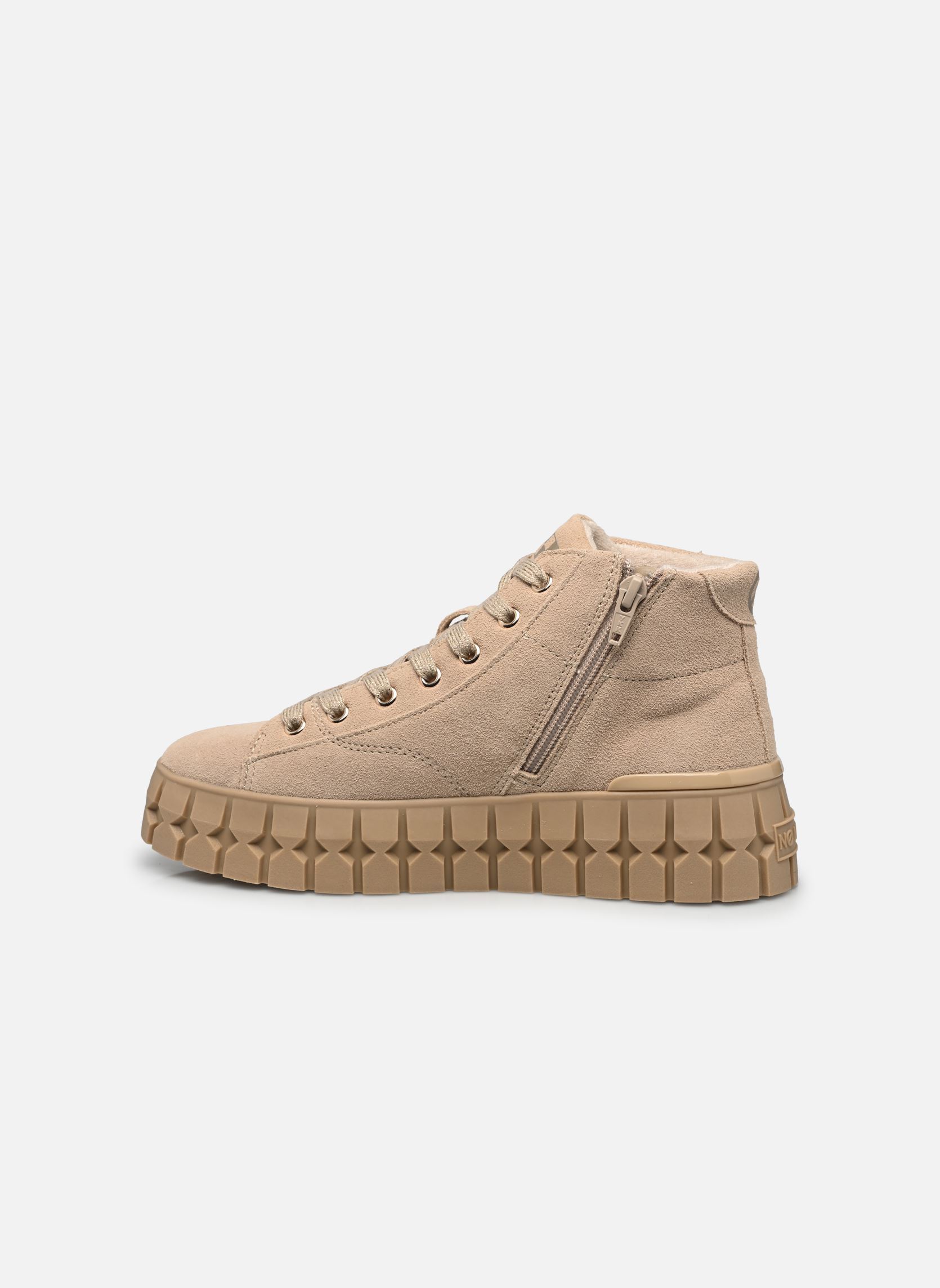 Baskets montantes PLAY MID femme beige No Name Baskets montantes PLAY MID femme beige NUDEL.GOLD