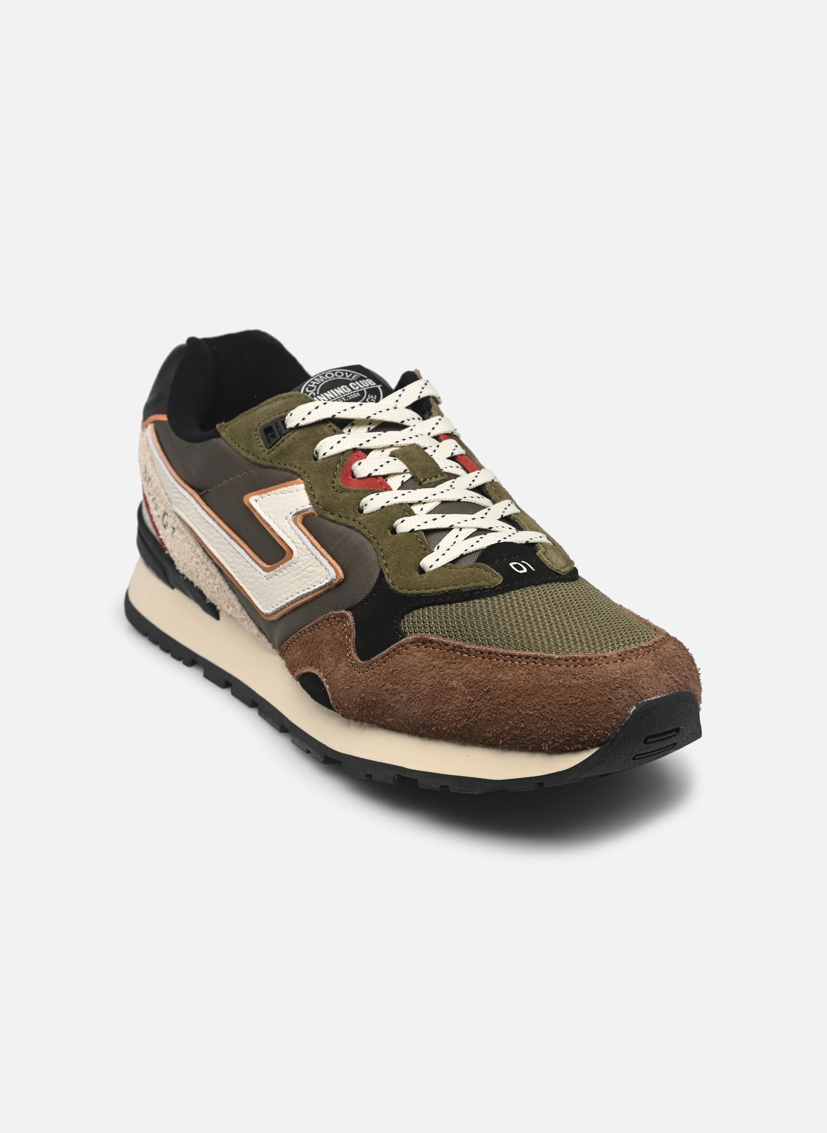 Baskets CAPE CODE RUNNER M homme vert Schmoove Baskets CAPE CODE RUNNER M homme vert BROWN/KAKI/DOVE