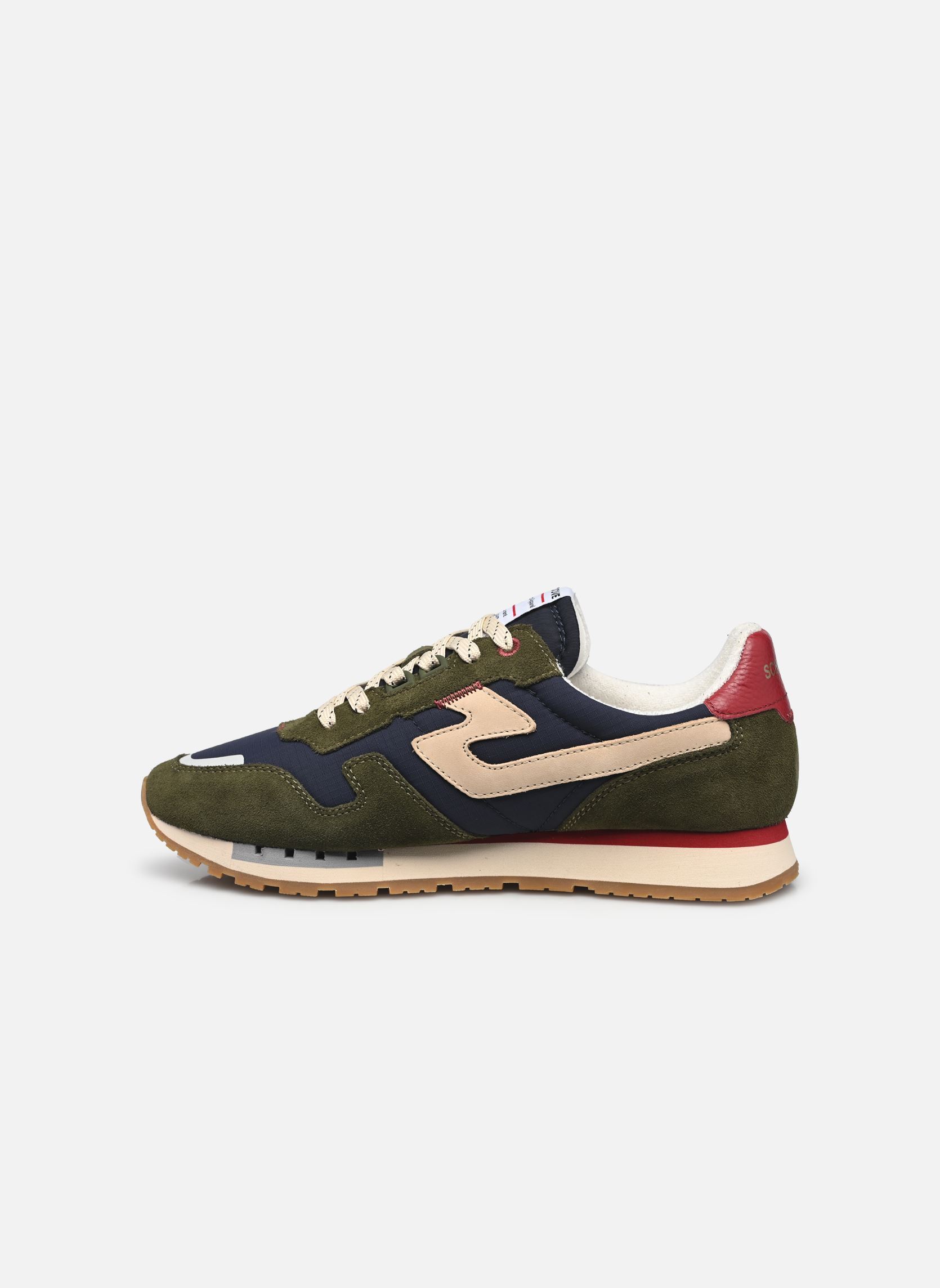 Baskets ATHENE RUNNER M homme multicolore Schmoove Baskets ATHENE RUNNER M homme multicolore OLIVE/NAVY/DOVE