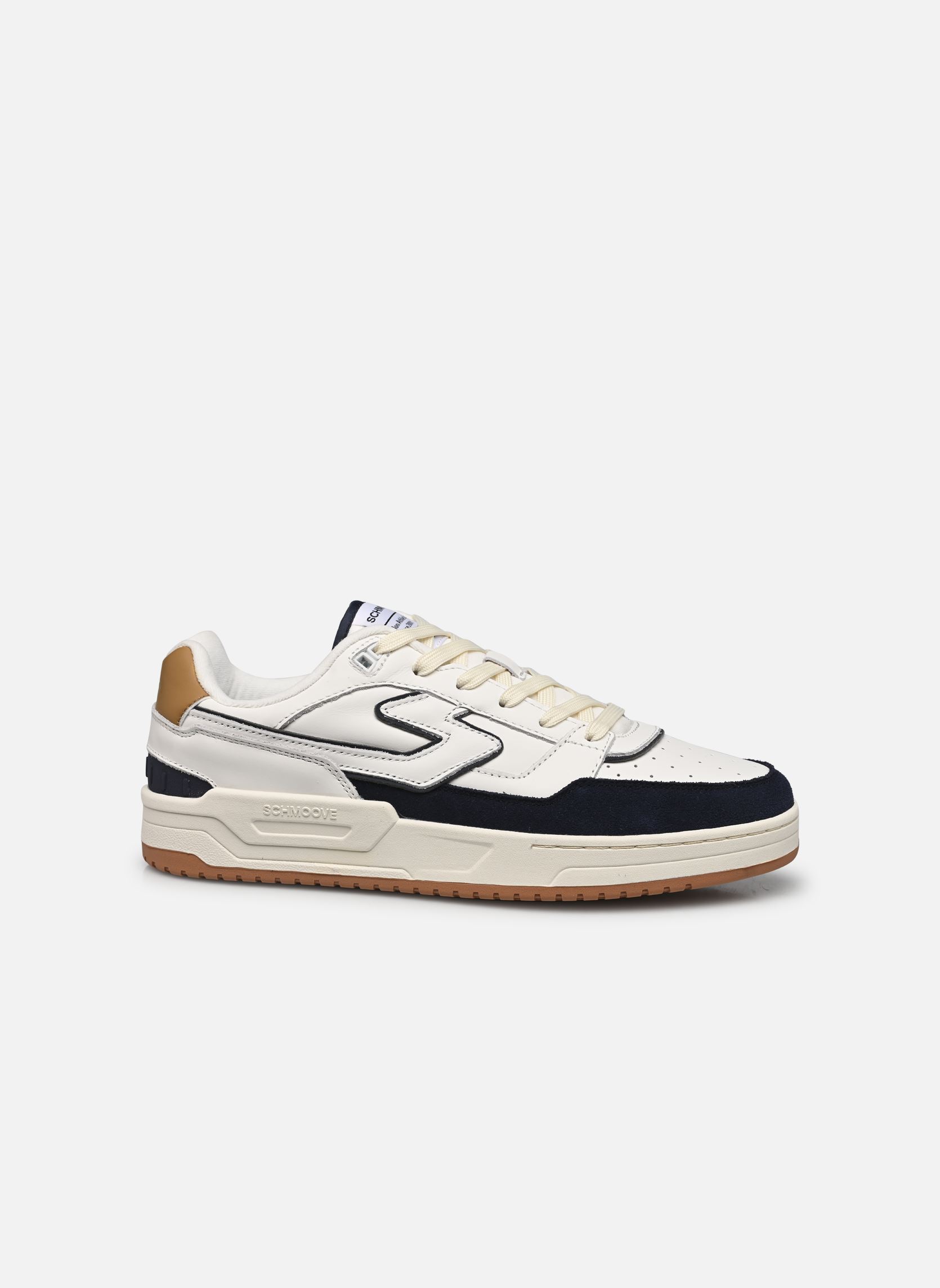 Sneaker BROOKLYN COURT M herren weiß Schmoove Sneaker BROOKLYN COURT M herren weiß WHITE/NUTS/NAVY