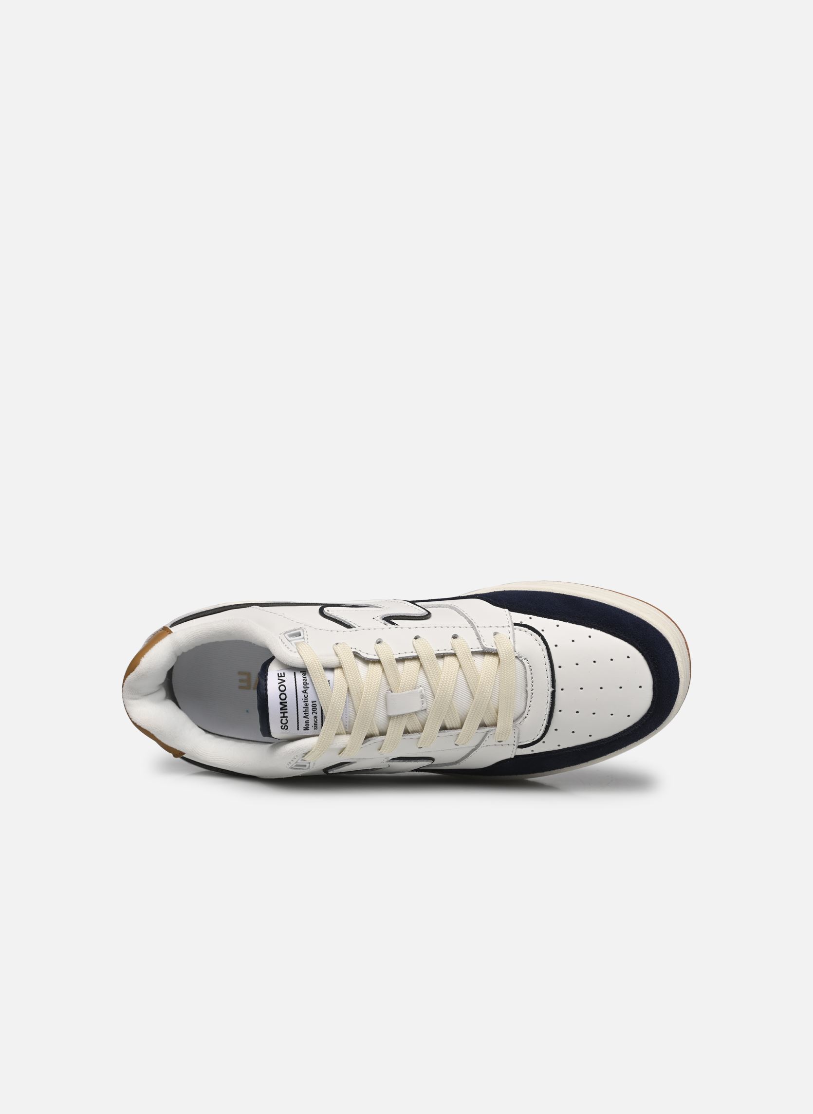 Sneaker BROOKLYN COURT M herren weiß Schmoove Sneaker BROOKLYN COURT M herren weiß WHITE/NUTS/NAVY