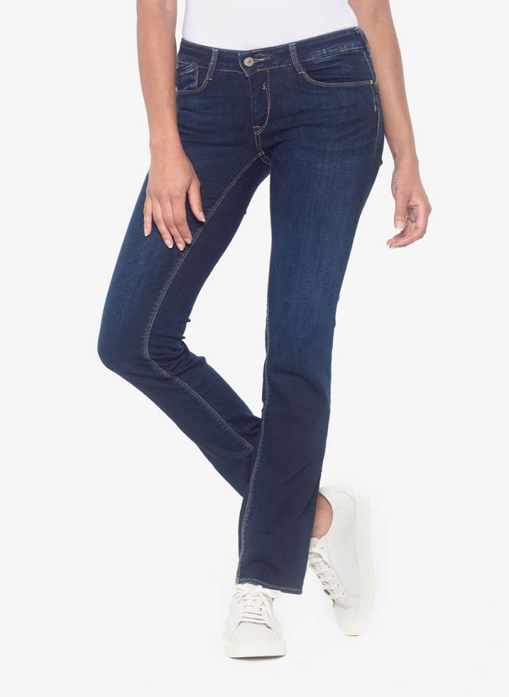 Le Temps des Cerises PULP HIGH FLARE Blauw