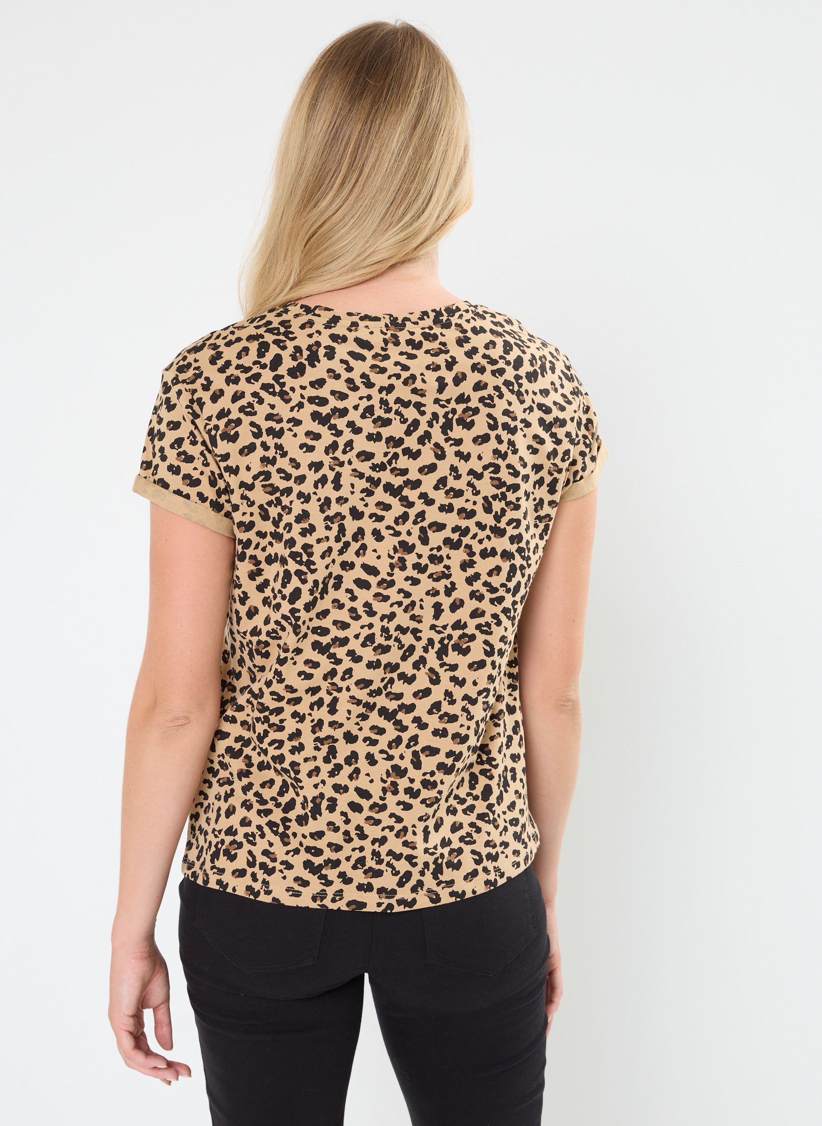 Tee-shirts manches courtes TANIMA léopard femme marron Georgia Rose Tee-shirts manches courtes TANIMA léopard femme marron LEO-TRICOLORE-BR