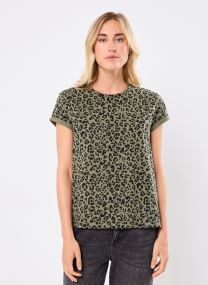 Tee-shirts manches courtes TANIMA léopard femme marron