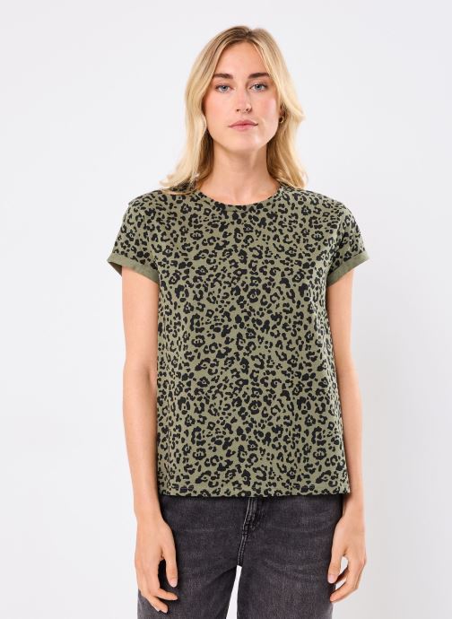 Georgia Rose Tee-shirts manches courtes TANIMA léopard femme vert