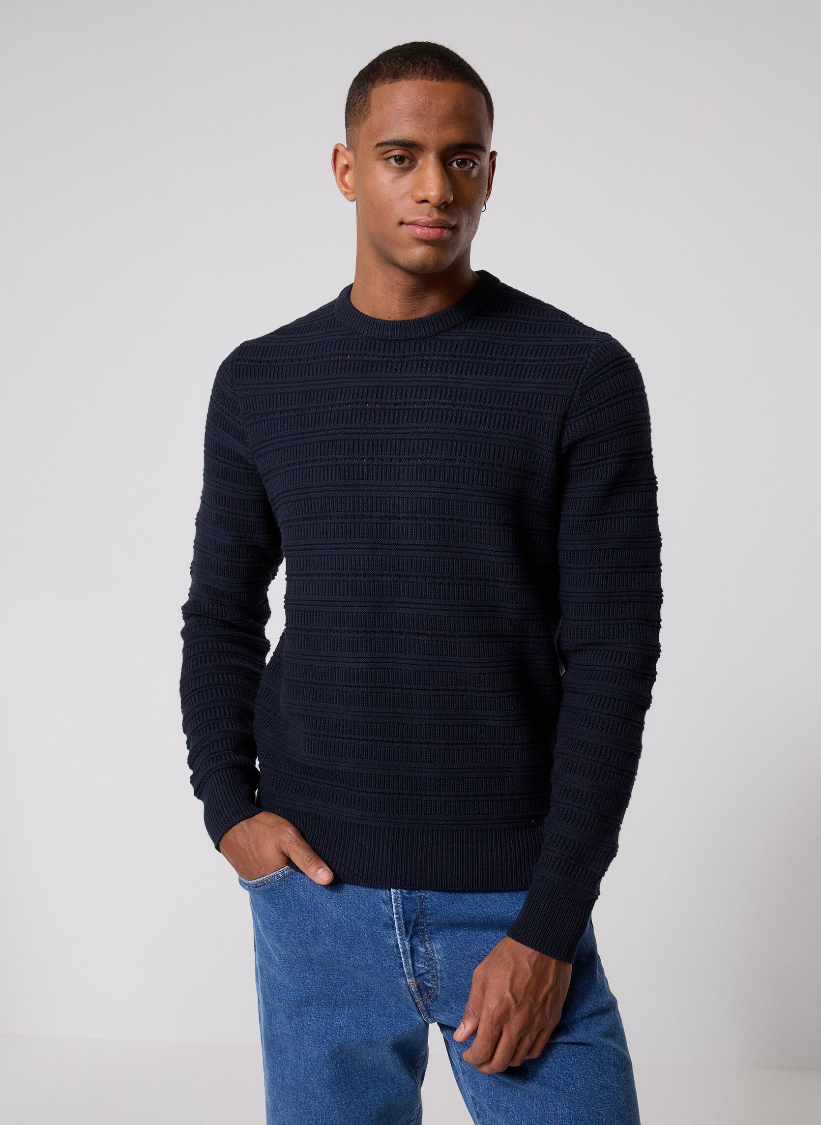 Pulls MJACK homme bleu Marvin&Co Pulls MJACK homme bleu SKY CAPTAIN