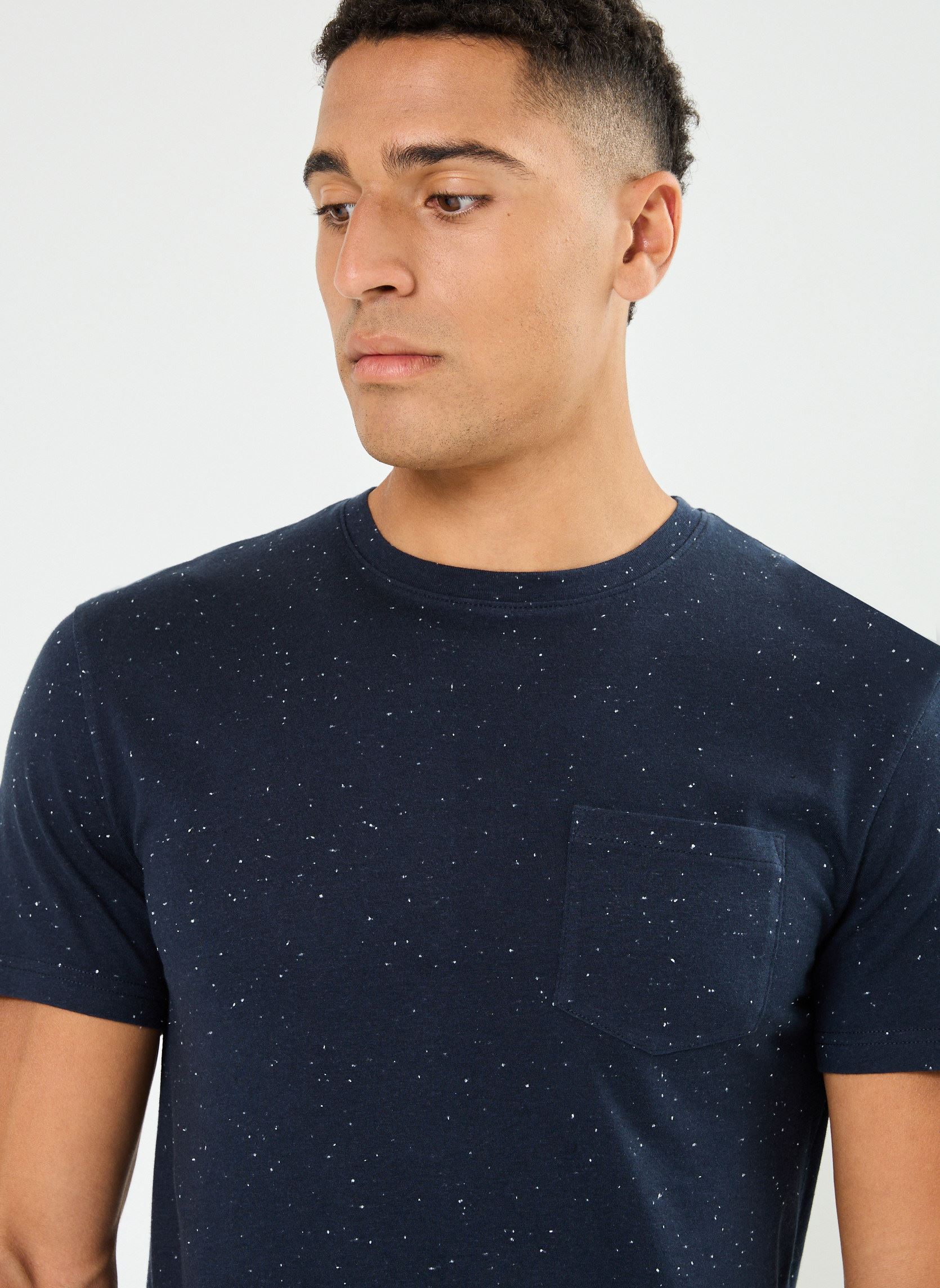 Tee-shirts manches courtes TOBIAS homme bleu MADE BY Tee-shirts manches courtes TOBIAS homme bleu BLACK IRIS