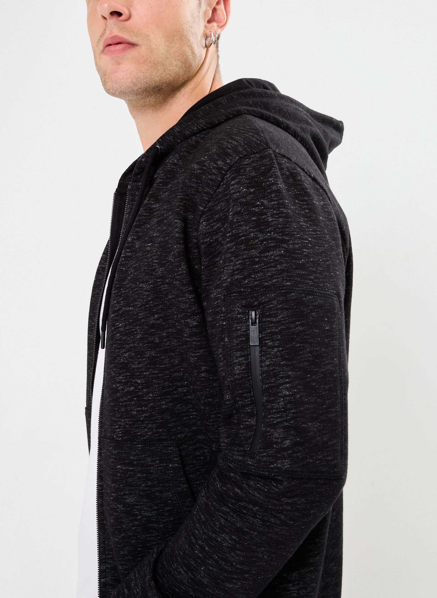Sweaters met rits MANFRED heren zwart MADE BY Sweaters met rits MANFRED heren zwart NOIR
