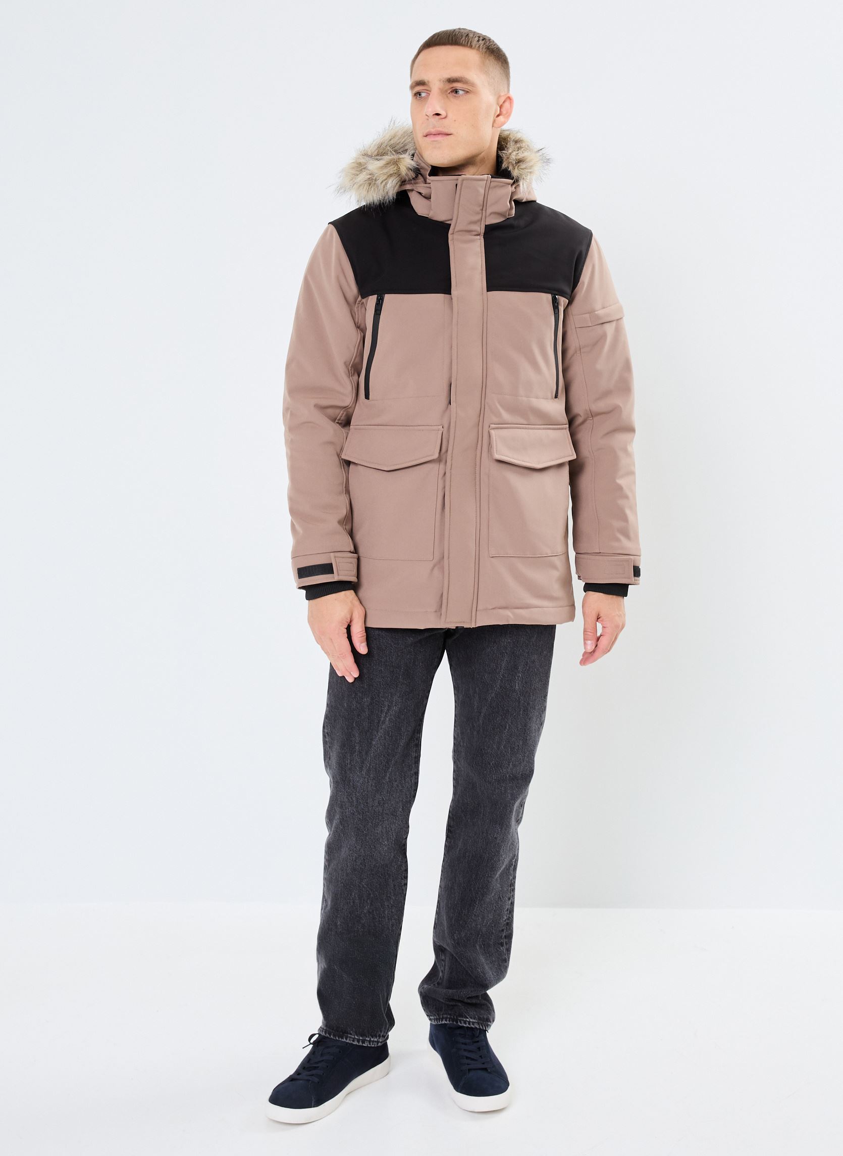 Parkas GALLAND parka homme marron MADE BY Parkas GALLAND parka homme marron PINE BARK