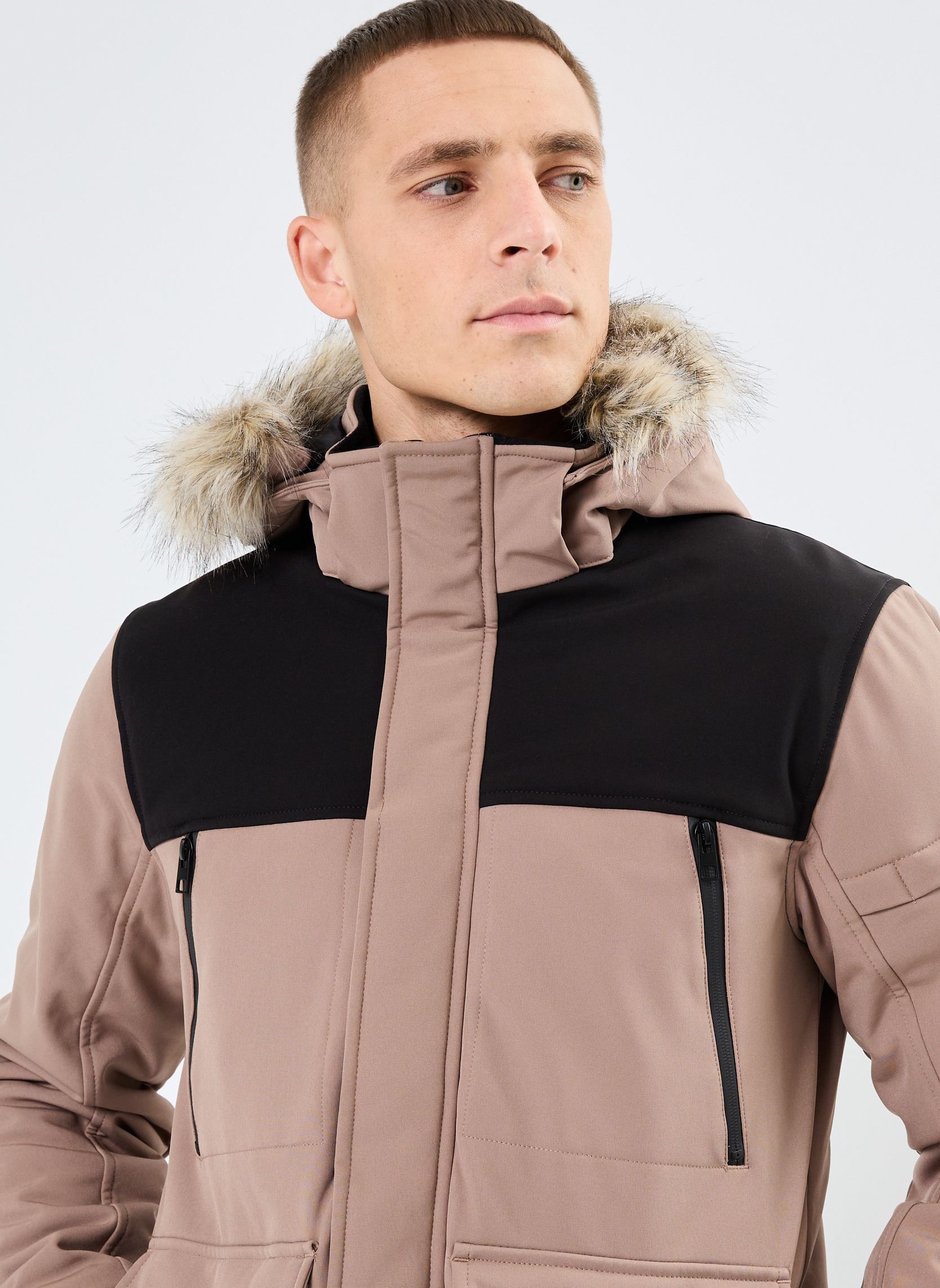 Parkas GALLAND parka homme marron MADE BY Parkas GALLAND parka homme marron PINE BARK