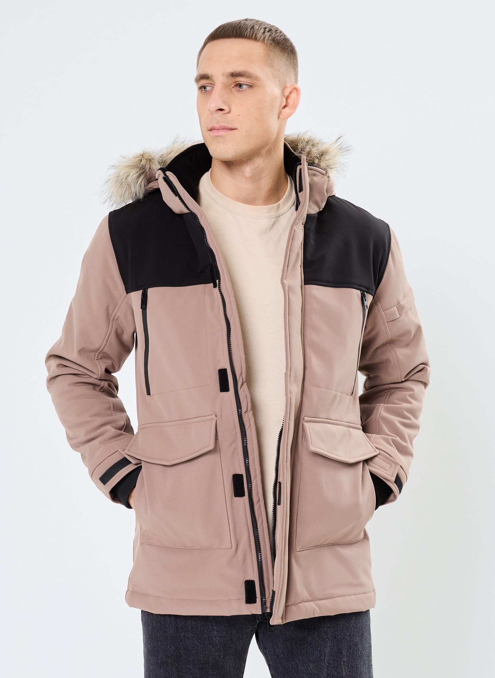 Parkas GALLAND parka homme marron MADE BY Parkas GALLAND parka homme marron PINE BARK