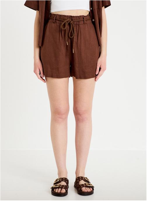 Cache Cache Shorts SHOLINBELT femme marron