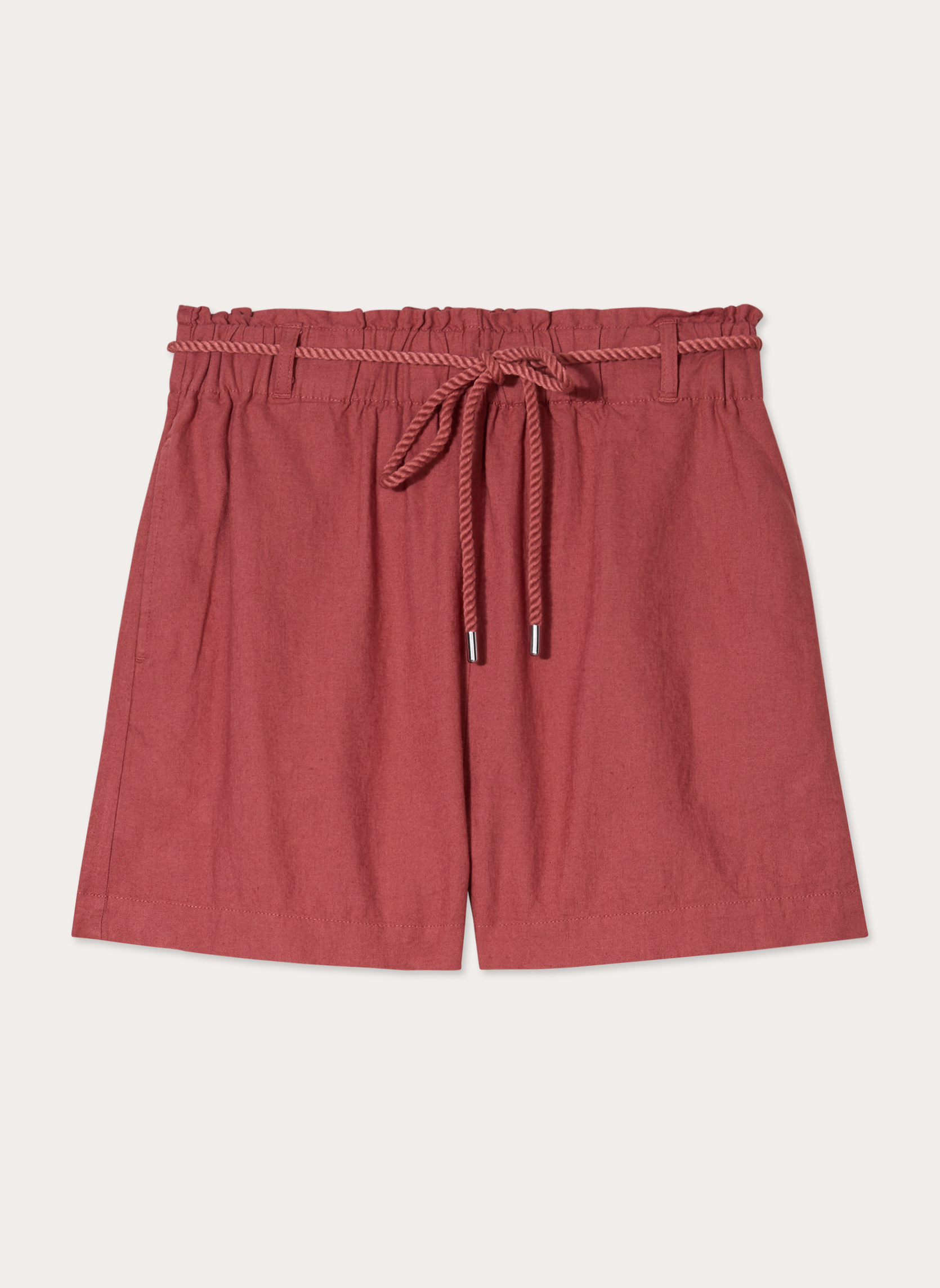 Shorts SHOLINBELT femme rouge Cache Cache Shorts SHOLINBELT femme rouge Rouge foncé
