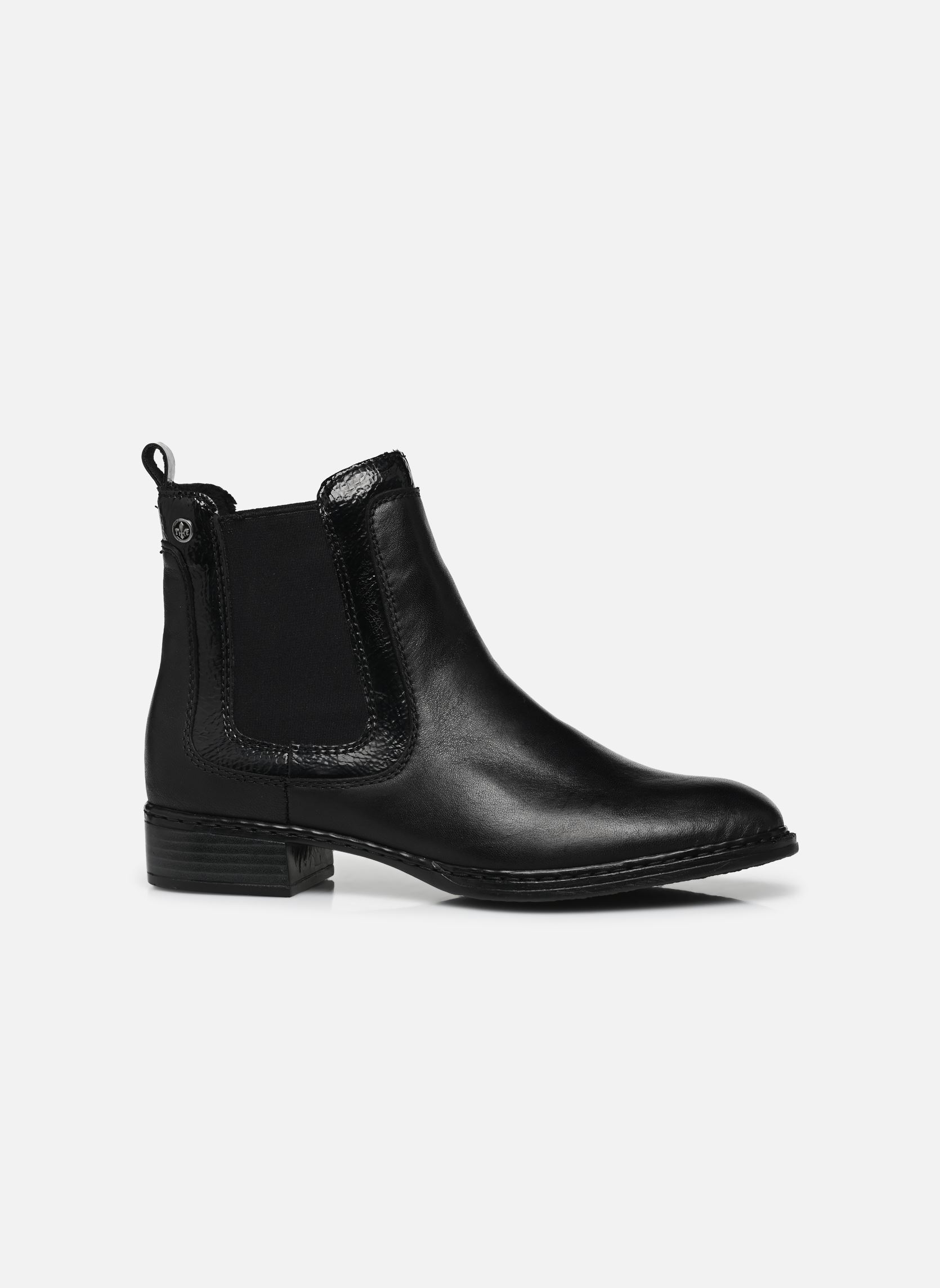 Enkellaarzen en boots 73457 dames zwart Rieker Enkellaarzen en boots 73457 dames zwart SCHWARZ/BLACK