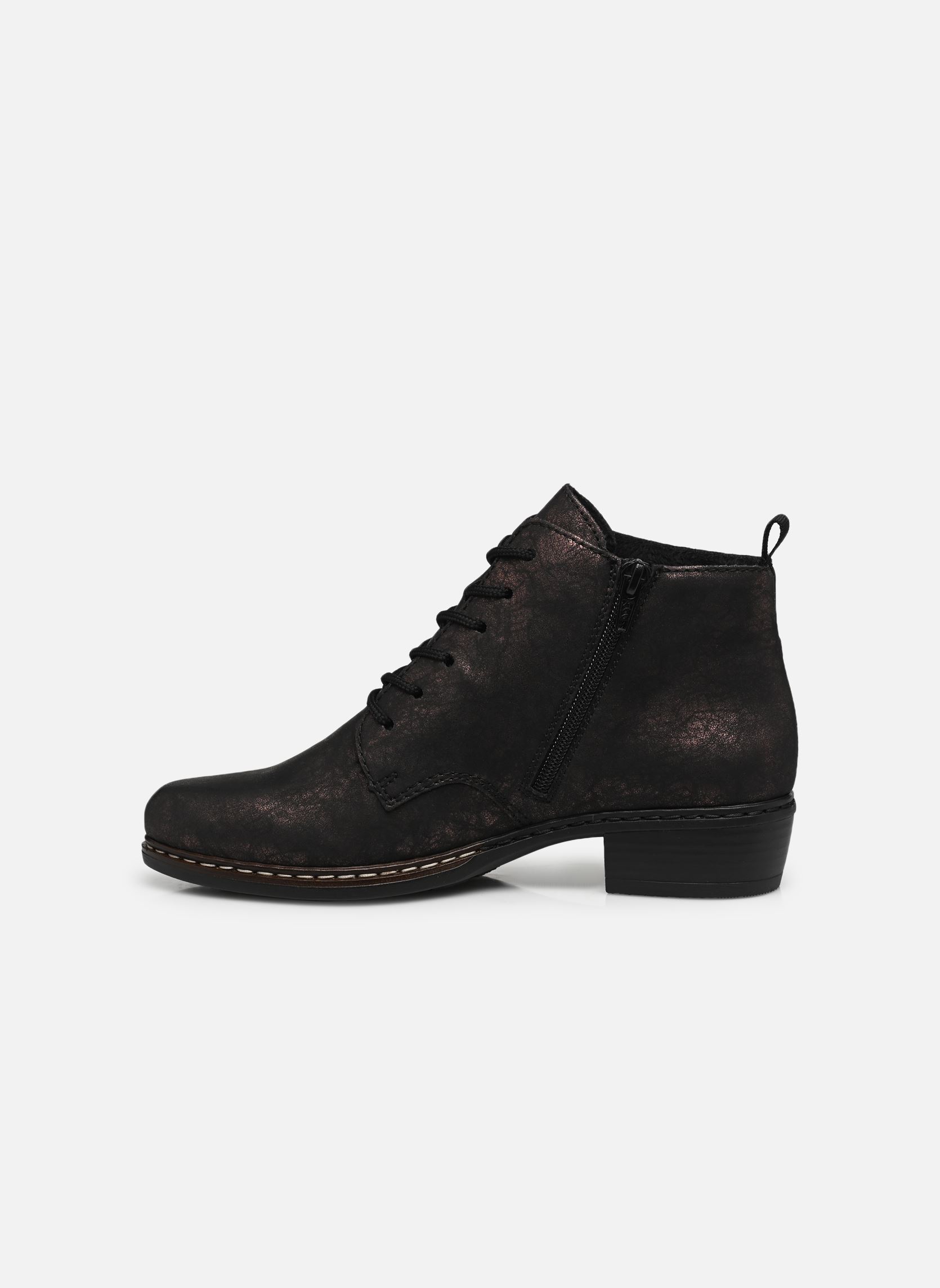 Bottines à lacets Y0830 femme or et bronze Rieker Bottines à lacets Y0830 femme or et bronze SCHWARZ-ANTIQUE
