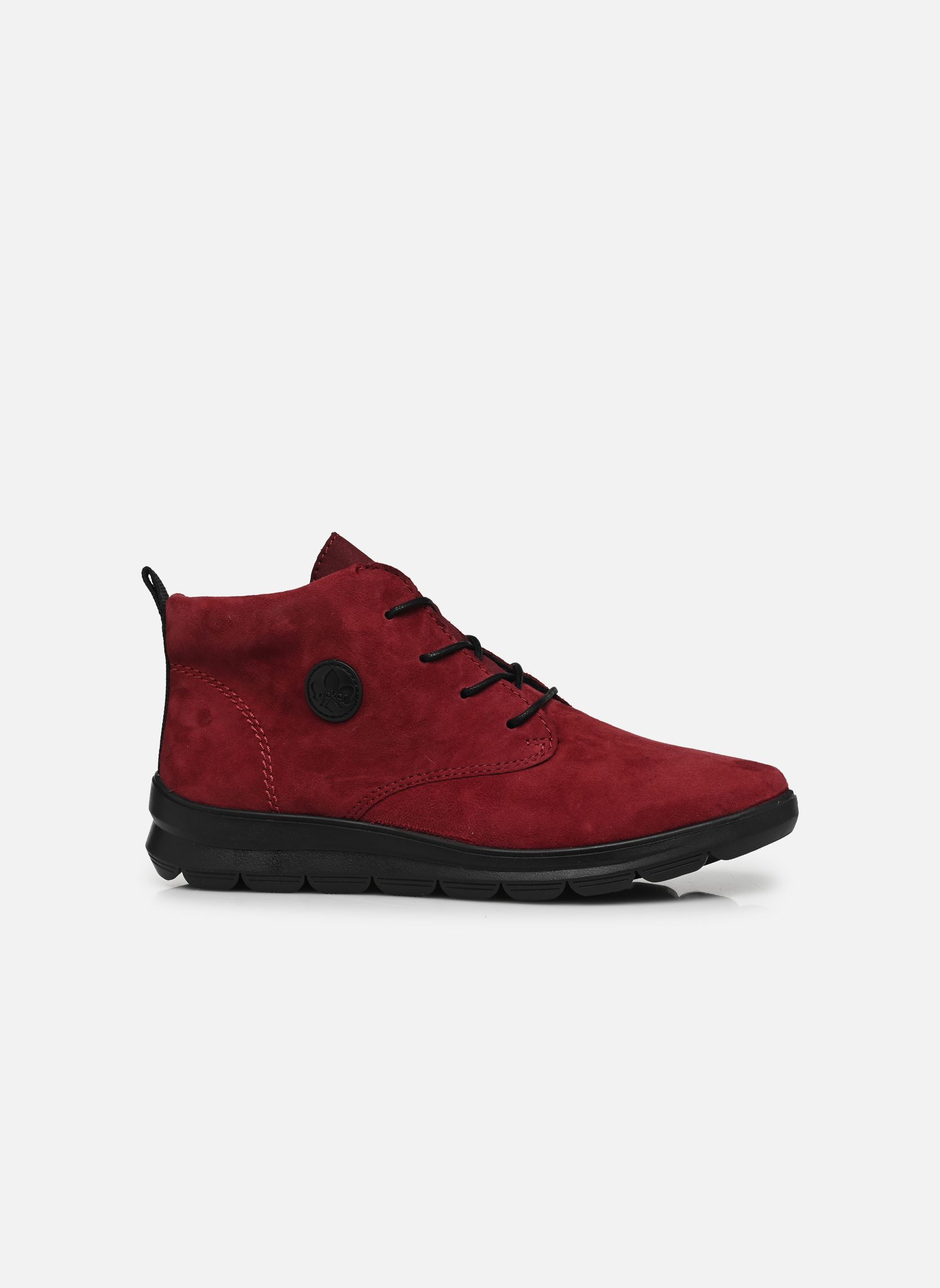 Veterlaarsjes Z0022 dames rood Rieker Veterlaarsjes Z0022 dames rood BORDEAUX/BORDEAUX