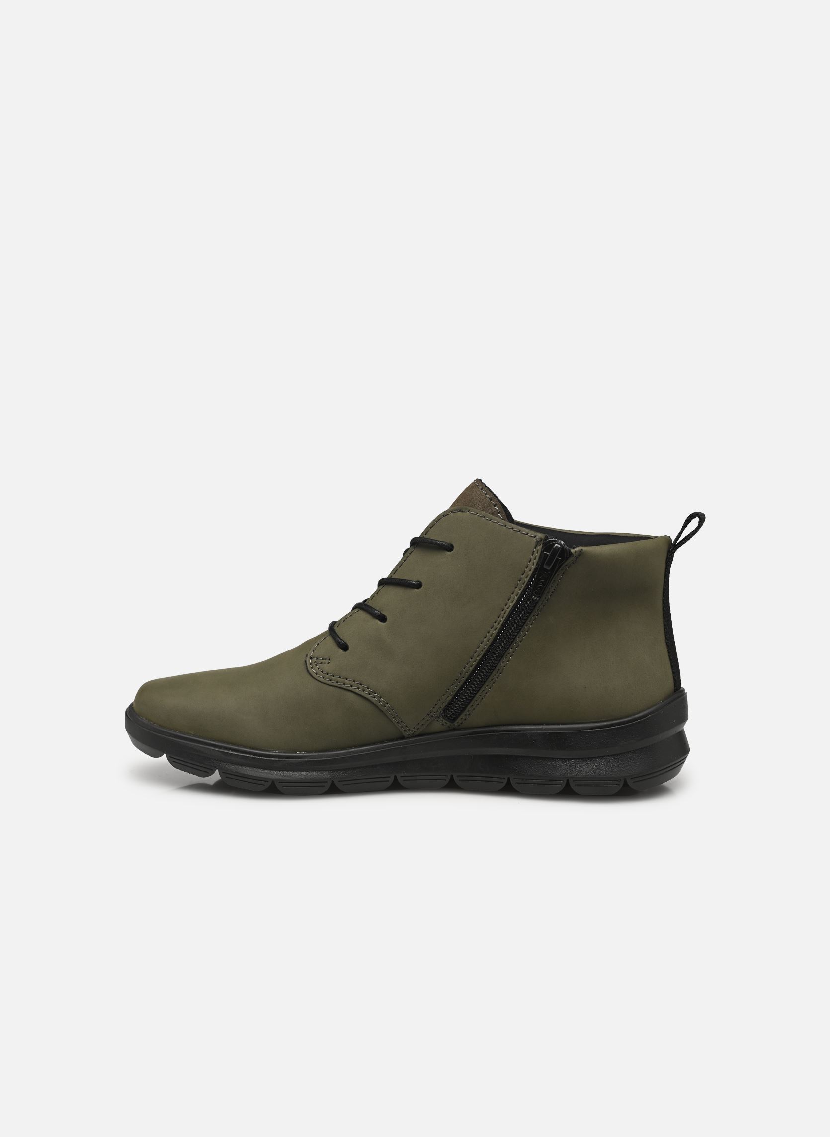 Geschnürte Stiefeletten Z0022 damen grün Rieker Geschnürte Stiefeletten Z0022 damen grün MOOR/MOOR