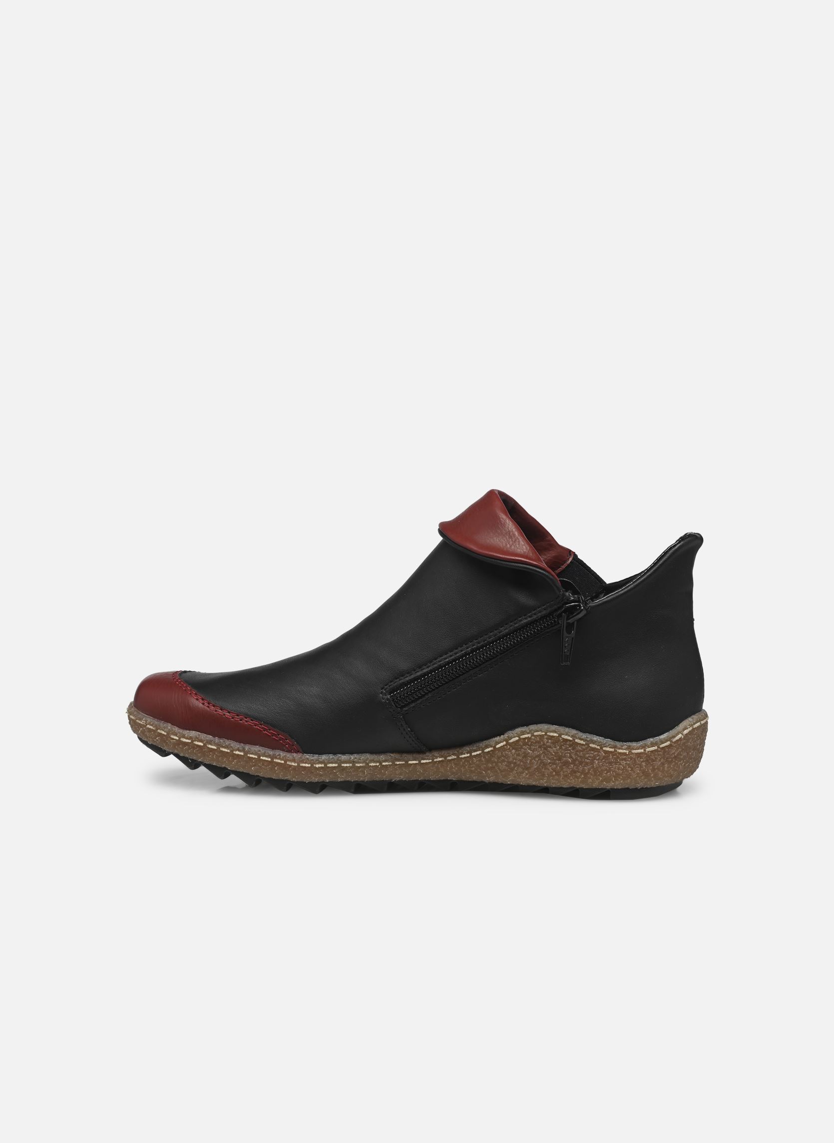 Bottines et boots Z7582 femme noir Rieker Bottines et boots Z7582 femme noir WINE/SCHWARZ/SMOKE