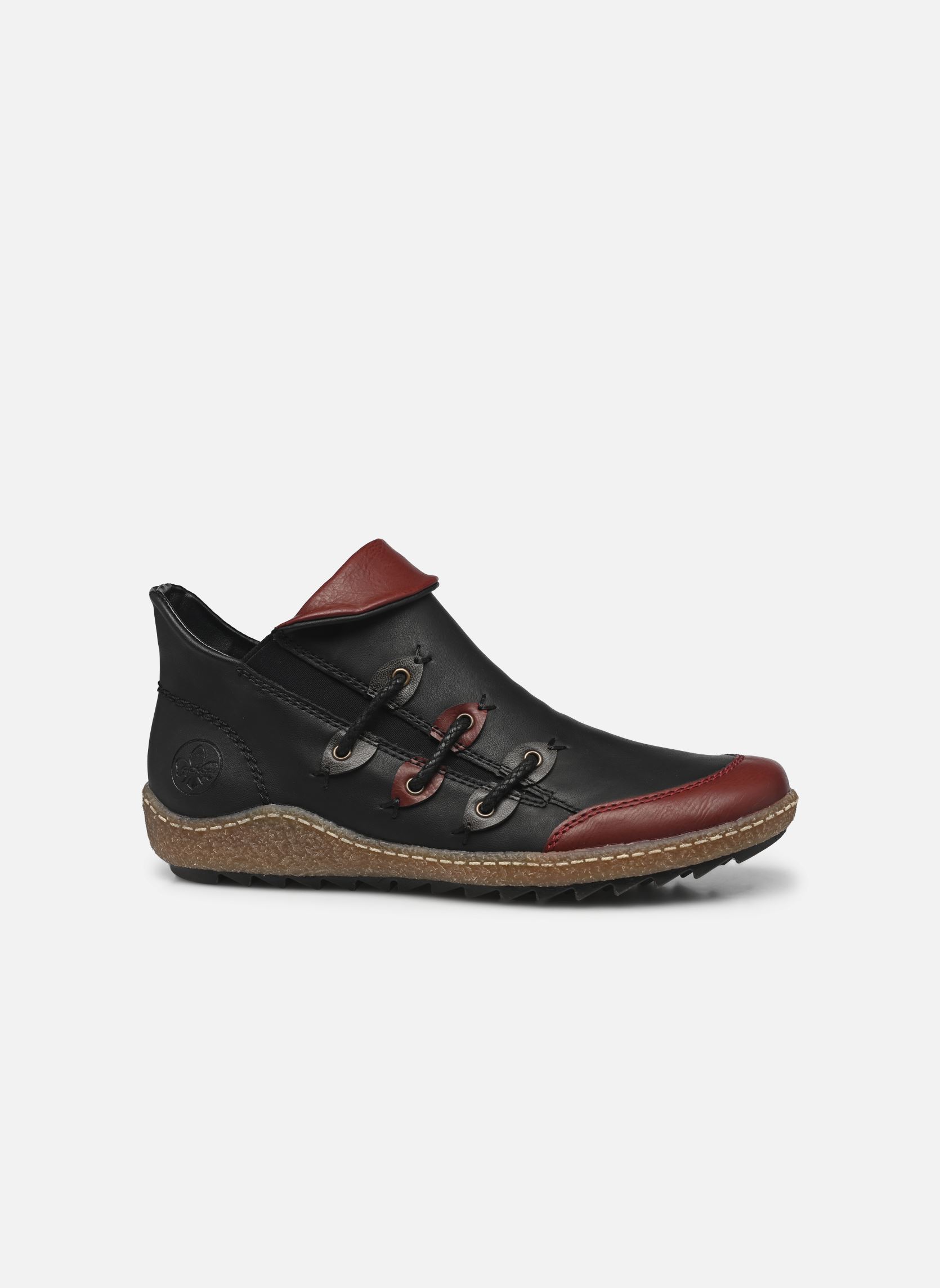 Bottines et boots Z7582 femme noir Rieker Bottines et boots Z7582 femme noir WINE/SCHWARZ/SMOKE