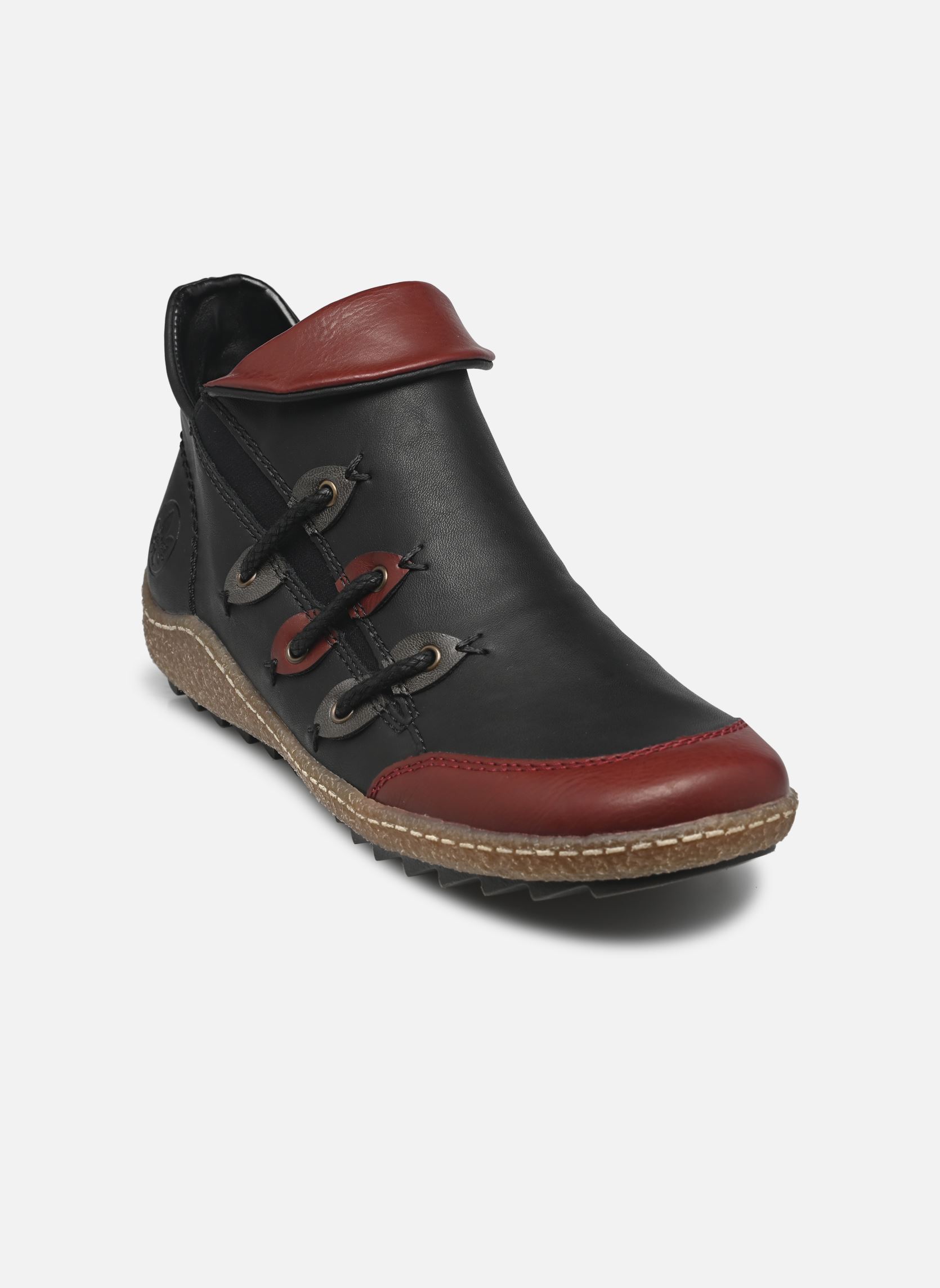 Bottines et boots Z7582 femme noir Rieker Bottines et boots Z7582 femme noir WINE/SCHWARZ/SMOKE