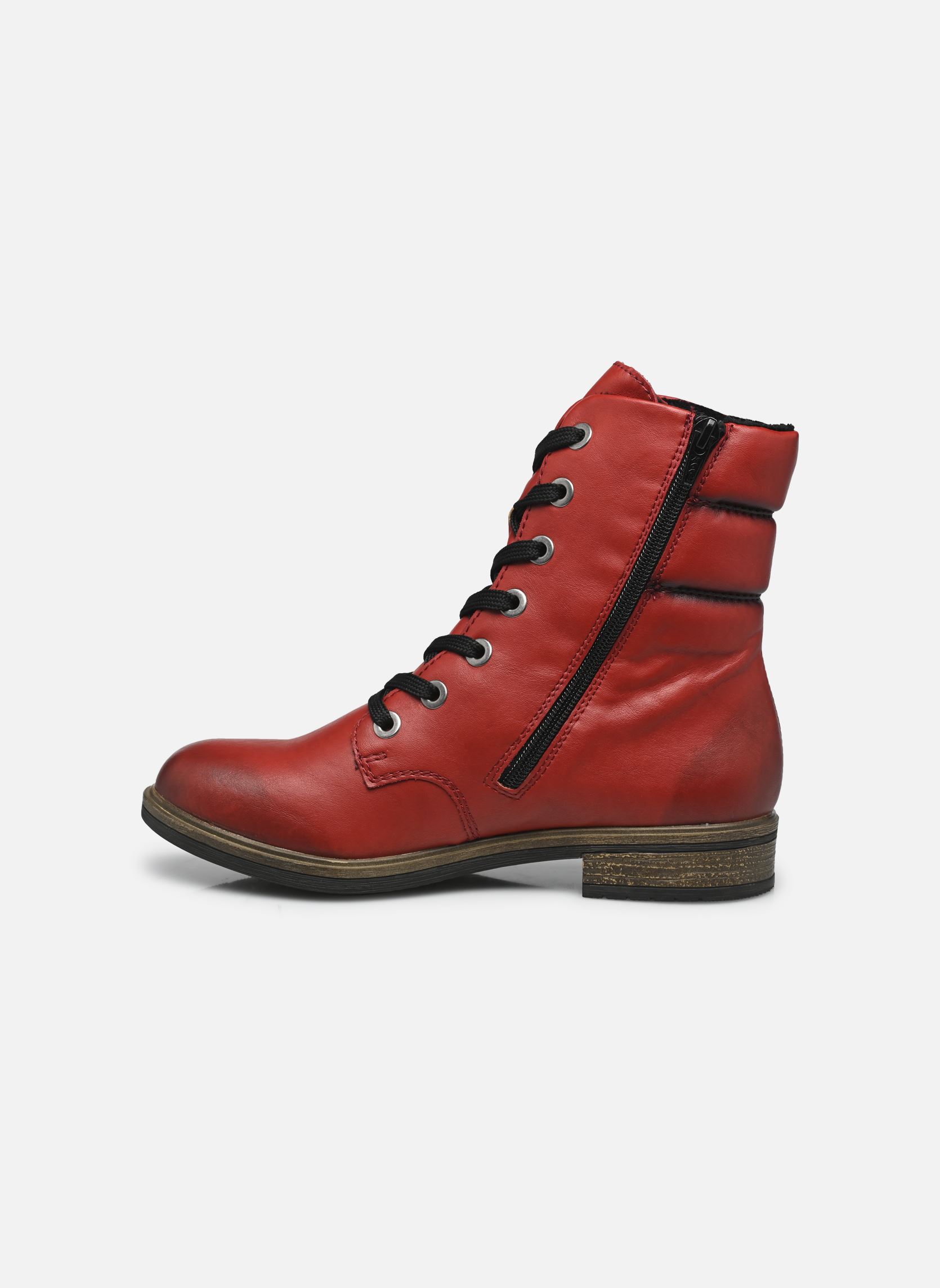 Veterlaarsjes 72212 dames rood Rieker Veterlaarsjes 72212 dames rood KIRSCH