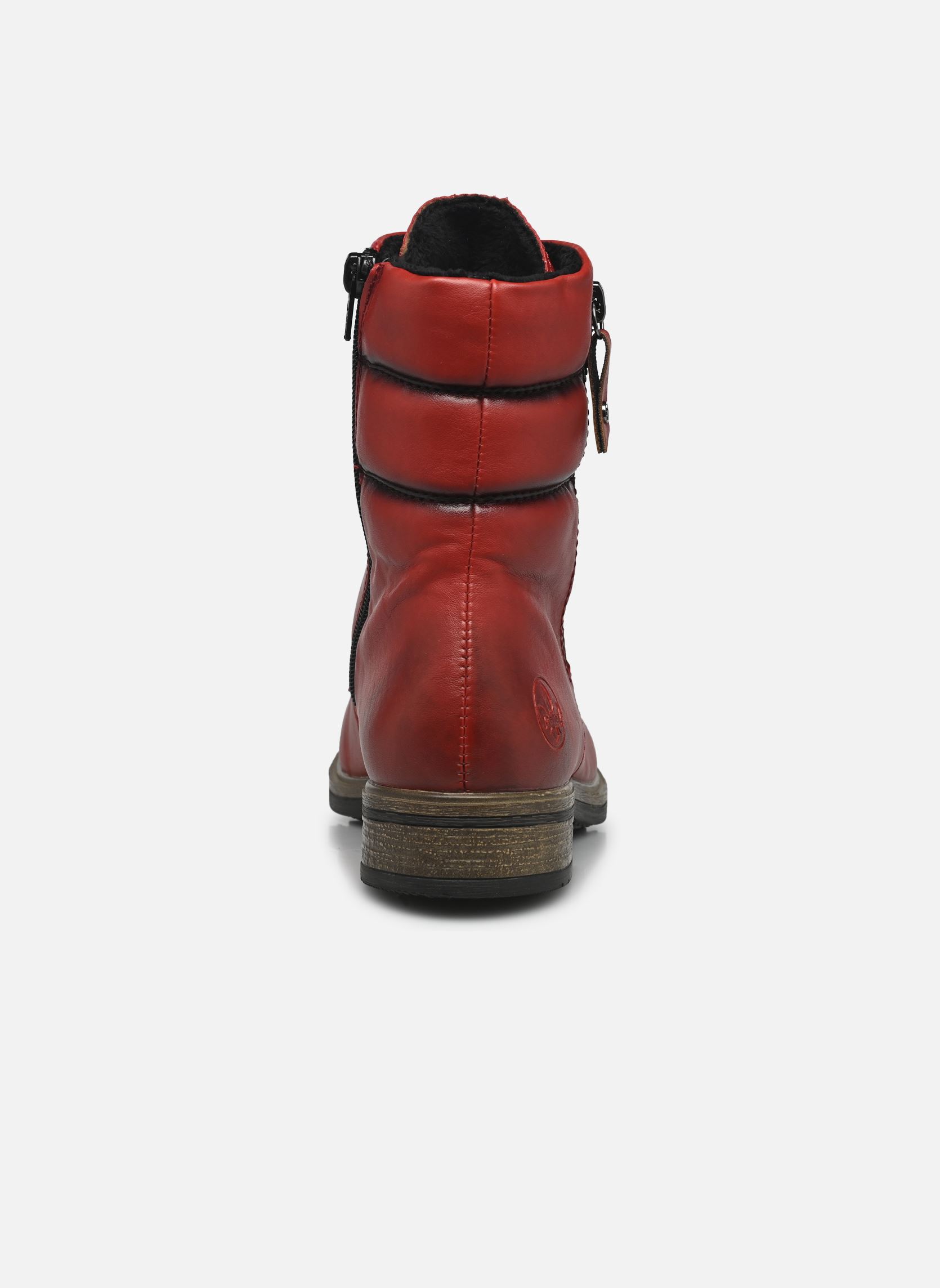 Veterlaarsjes 72212 dames rood Rieker Veterlaarsjes 72212 dames rood KIRSCH