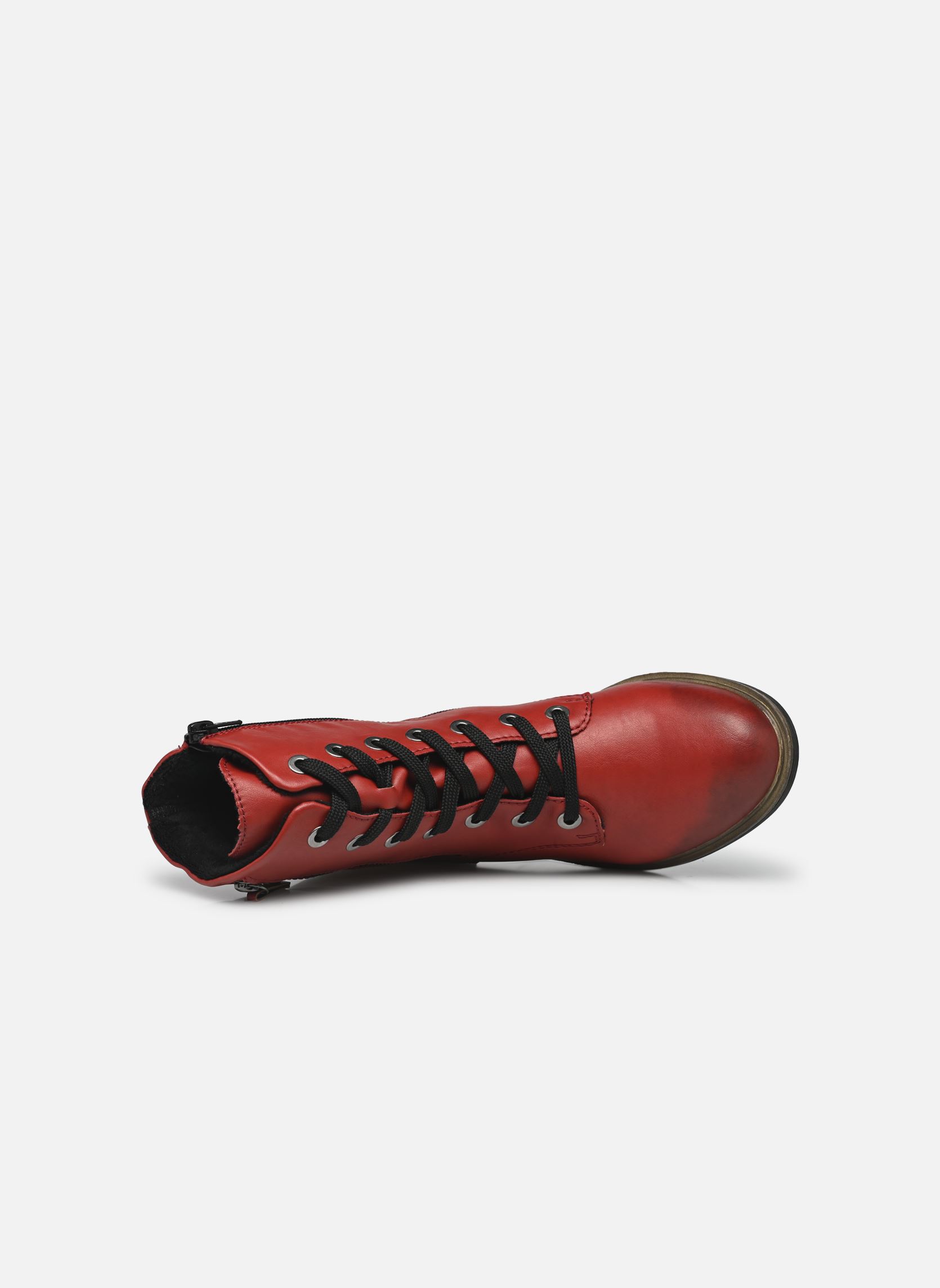 Veterlaarsjes 72212 dames rood Rieker Veterlaarsjes 72212 dames rood KIRSCH